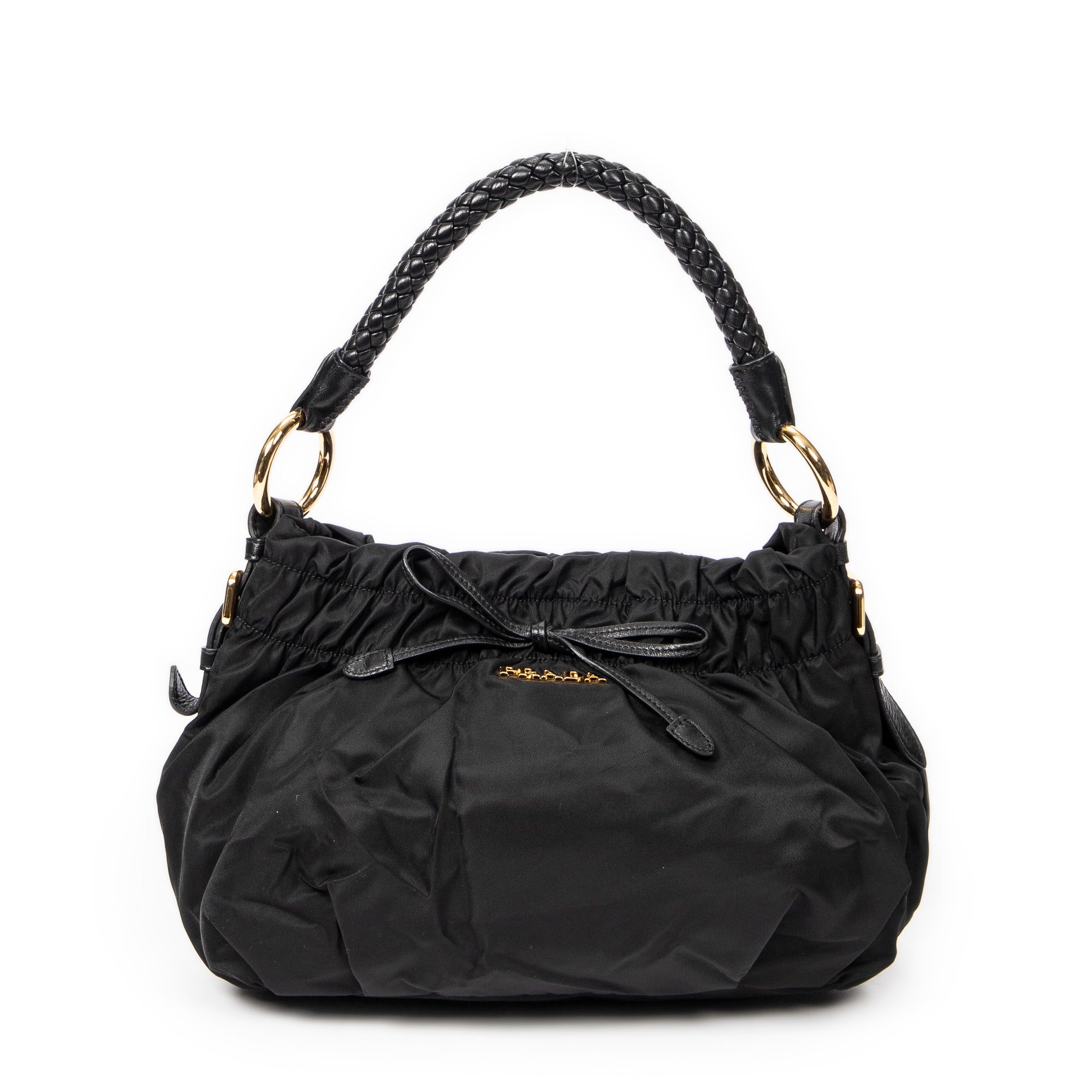 Pleated Bow Hobo 