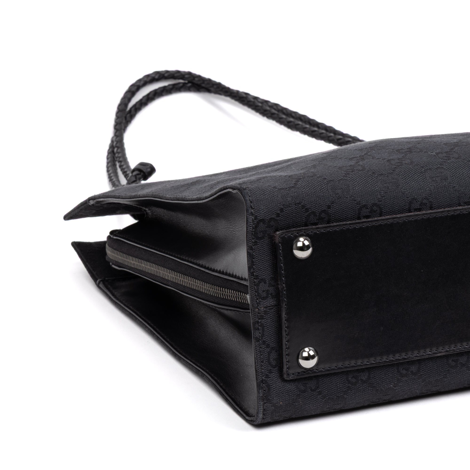 Square Braided Handle Shopper 
