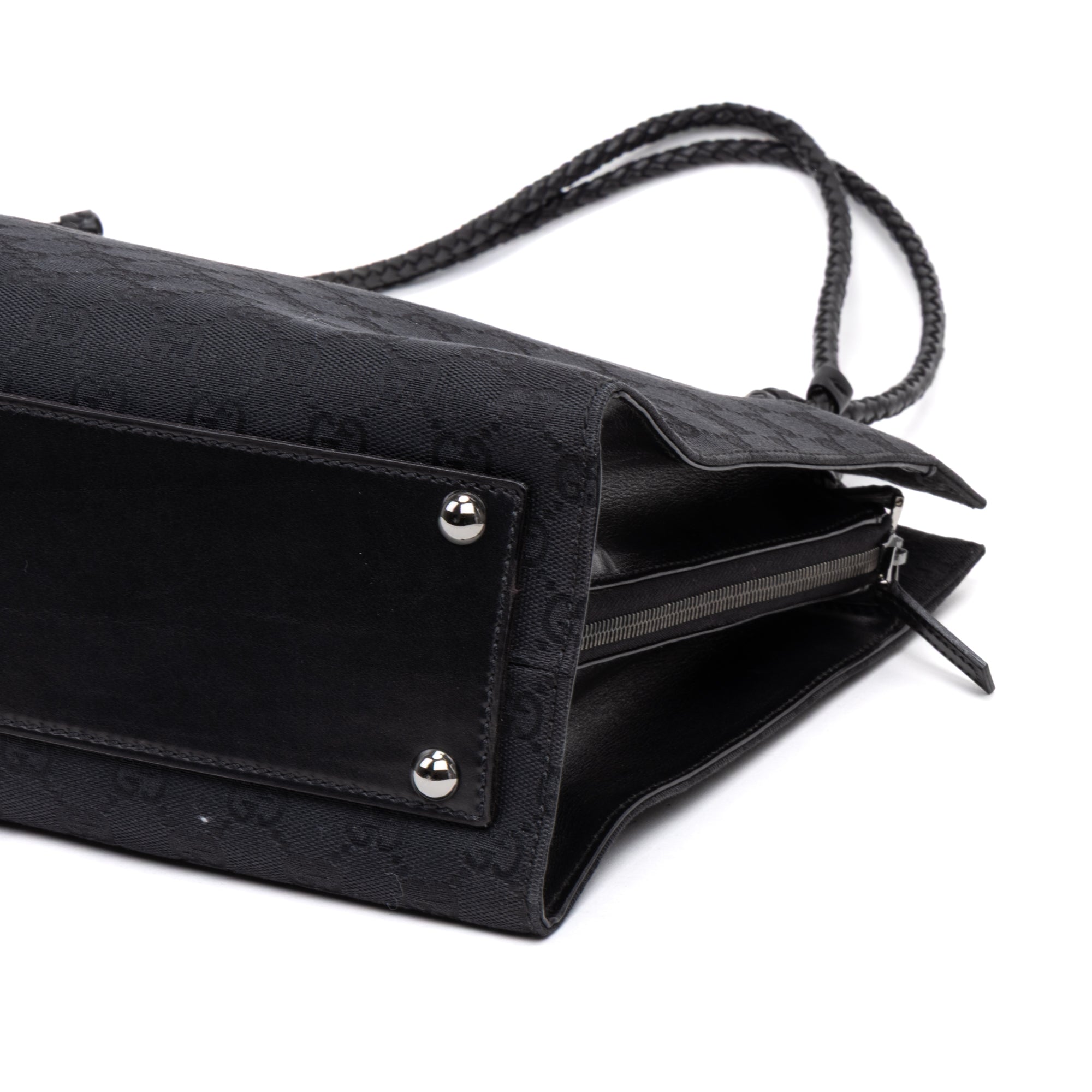 Square Braided Handle Shopper 