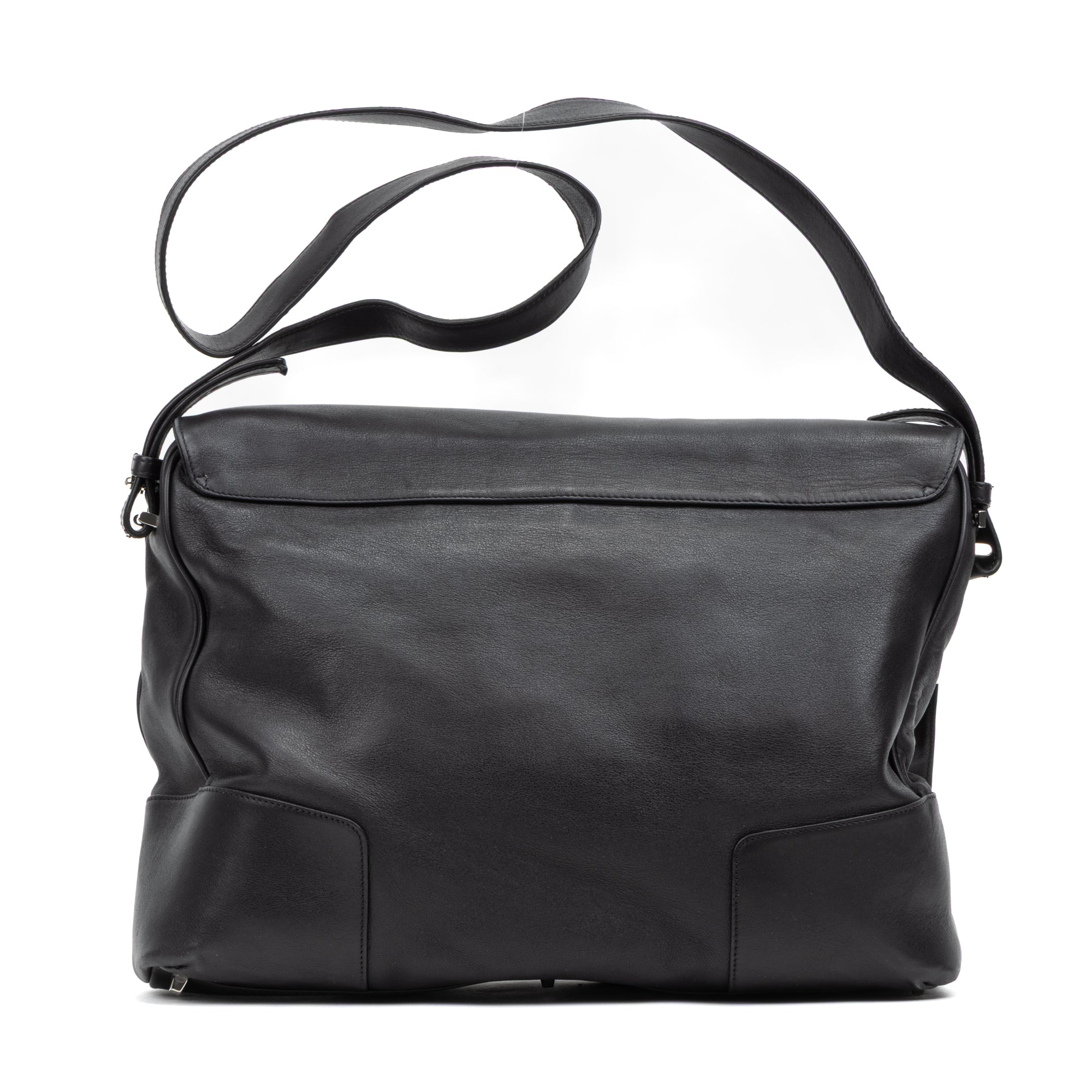 Front Zip Messenger Bag 