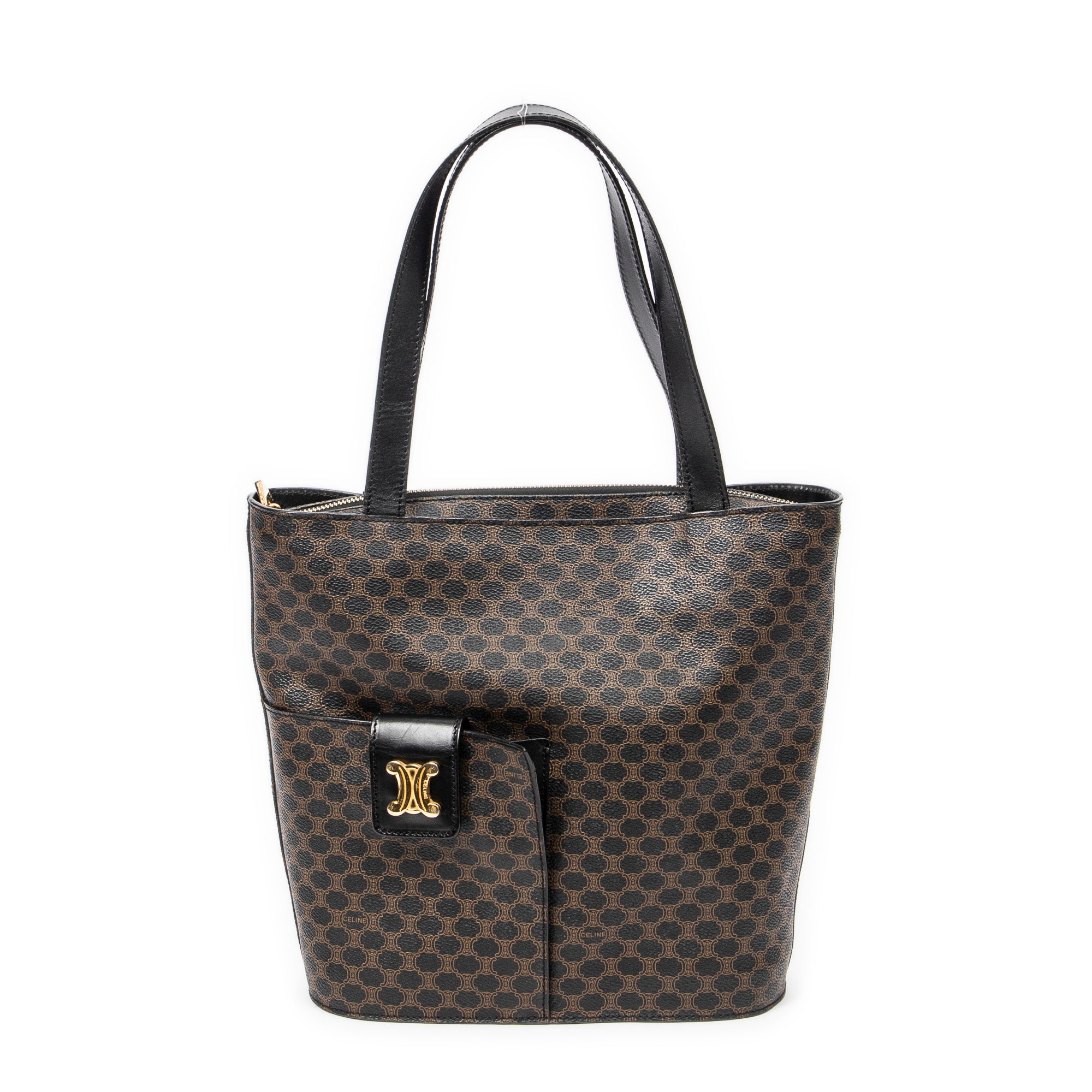 Front Pocket Bucket Tote 