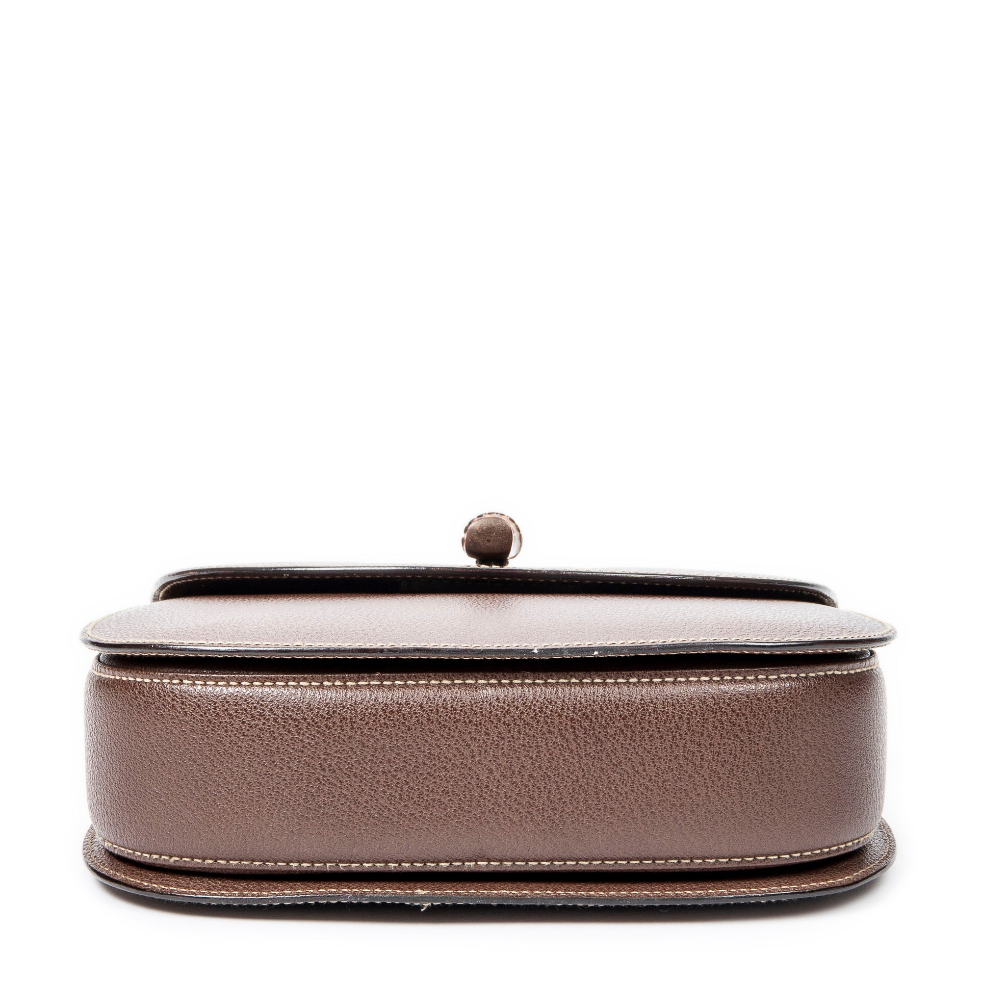 Medium Bamboo Top Handle Flap 