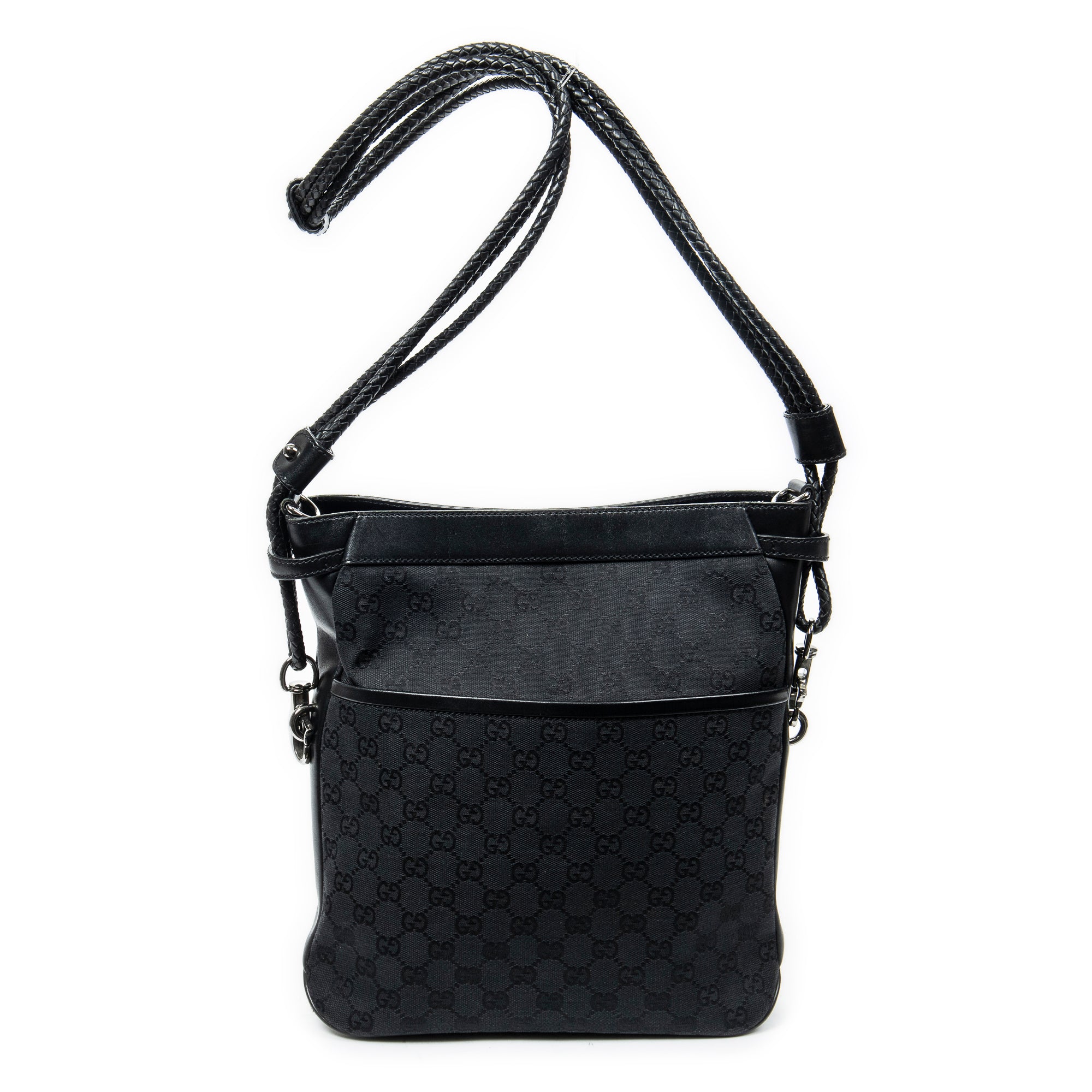 Front Pocket Braided Tote 