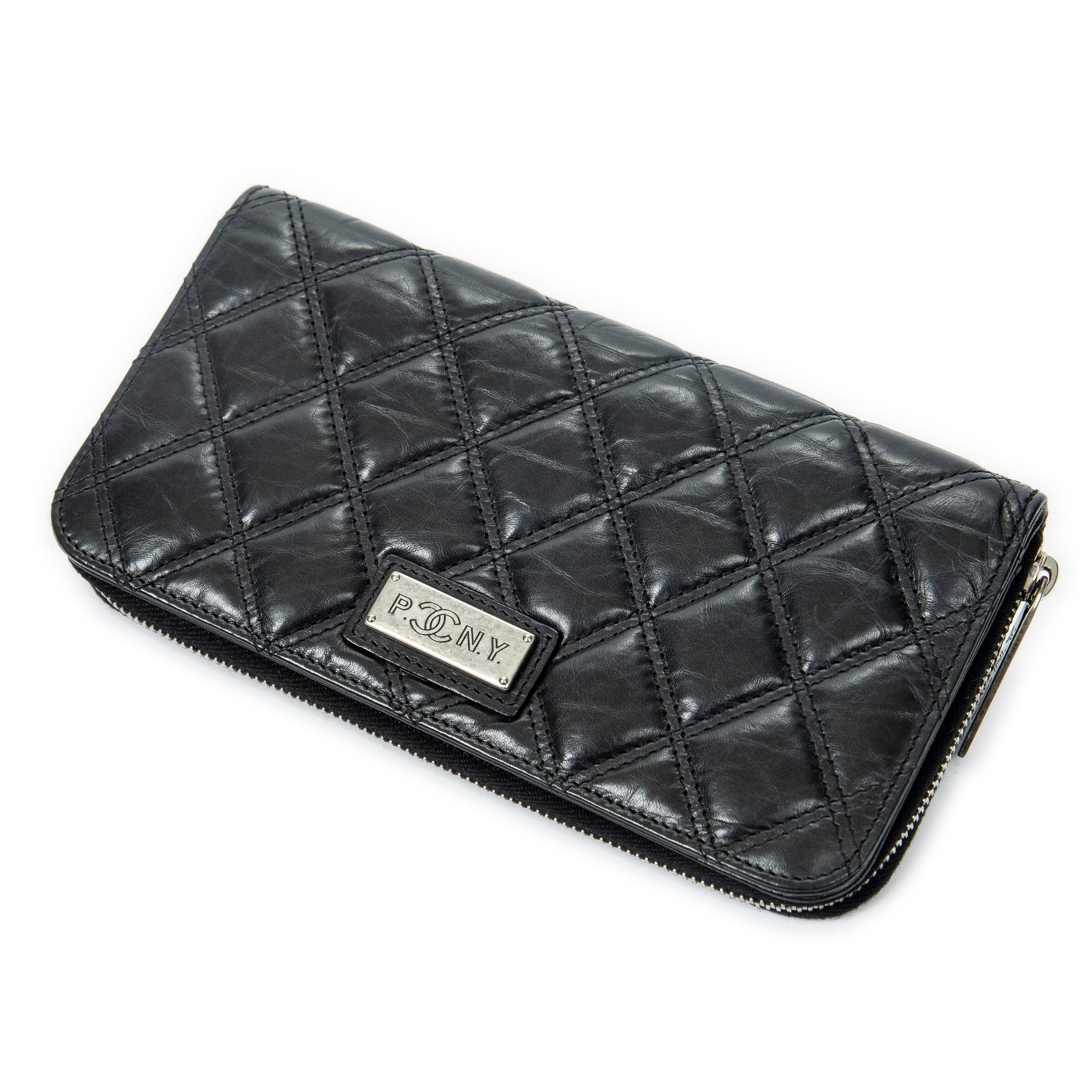 CC Paris New York Zip Around Wallet 