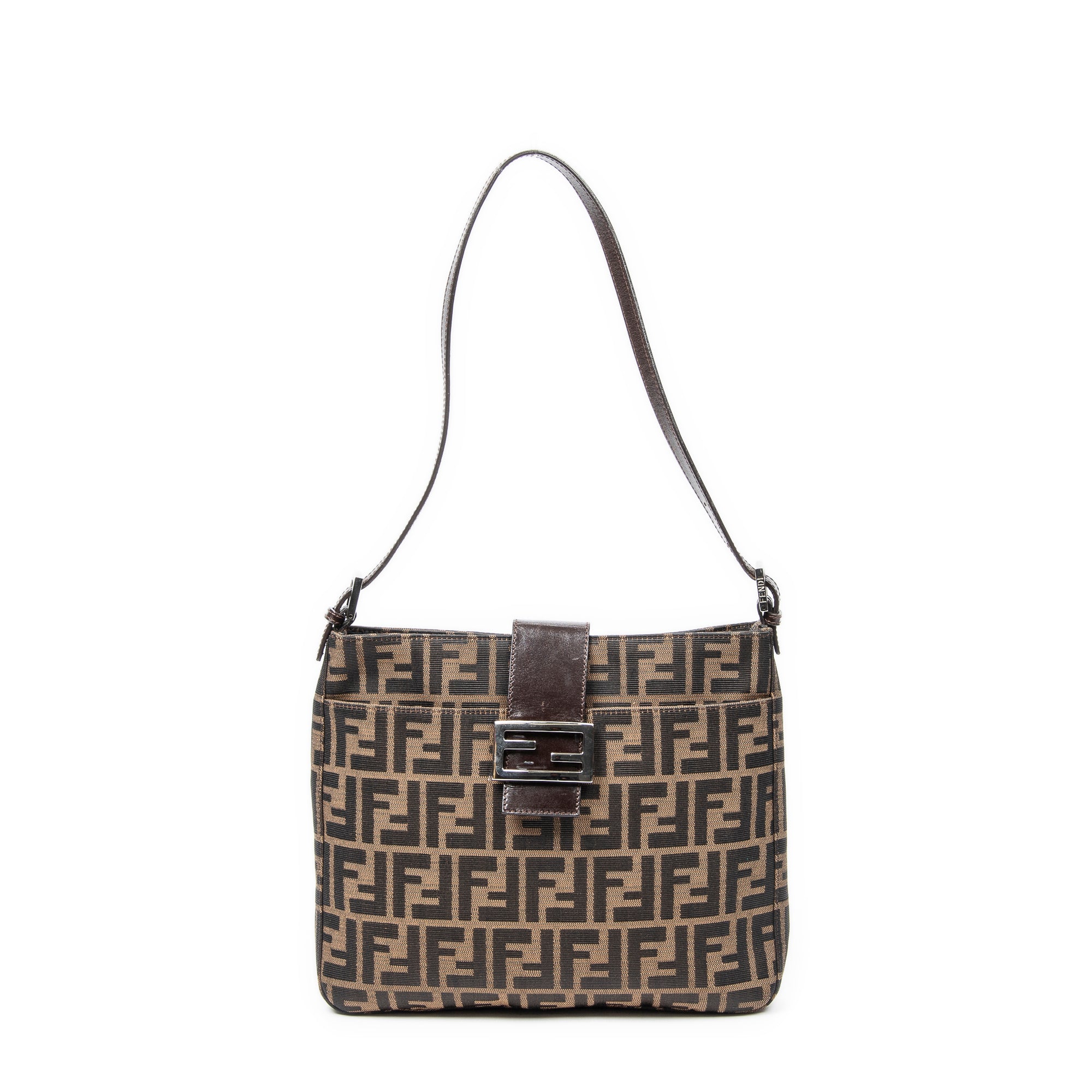 Square Slip Pocket Shoulder Tote 