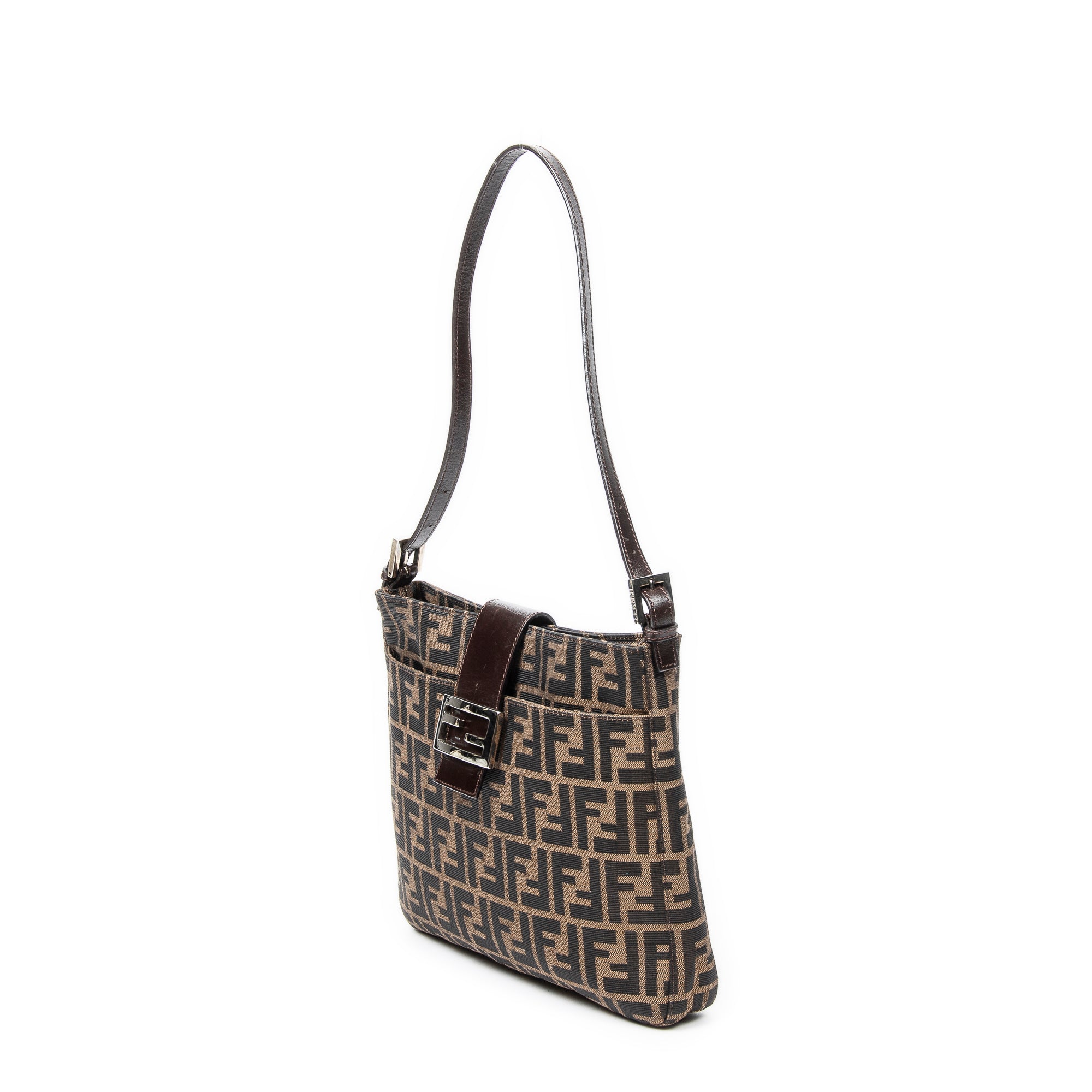 Square Slip Pocket Shoulder Tote 