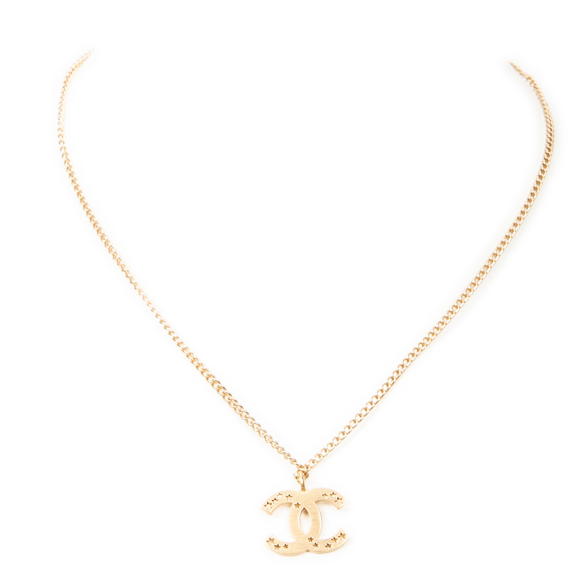 CC Pendant Chain Necklace 