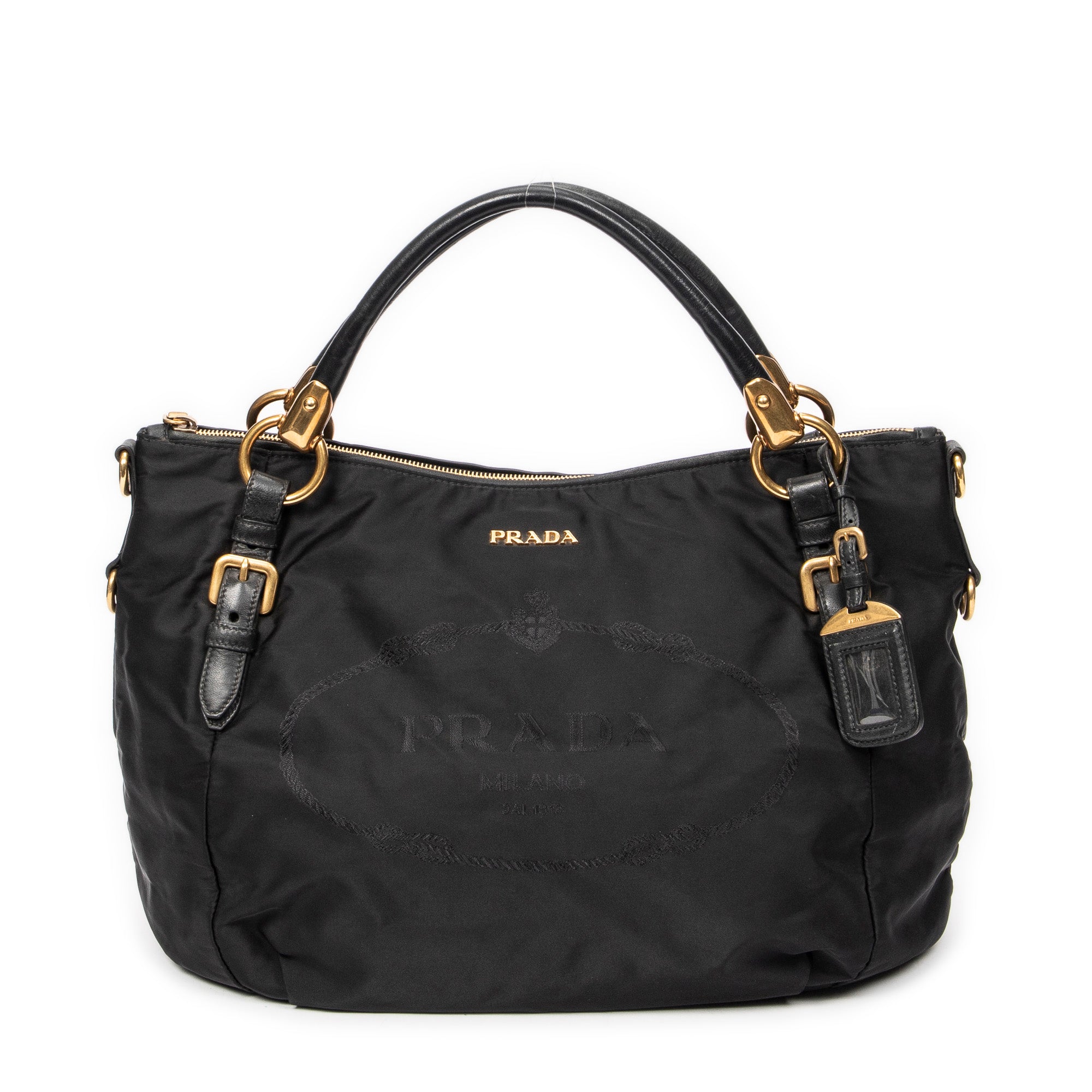 Convertible Jacquard Zip Tote 