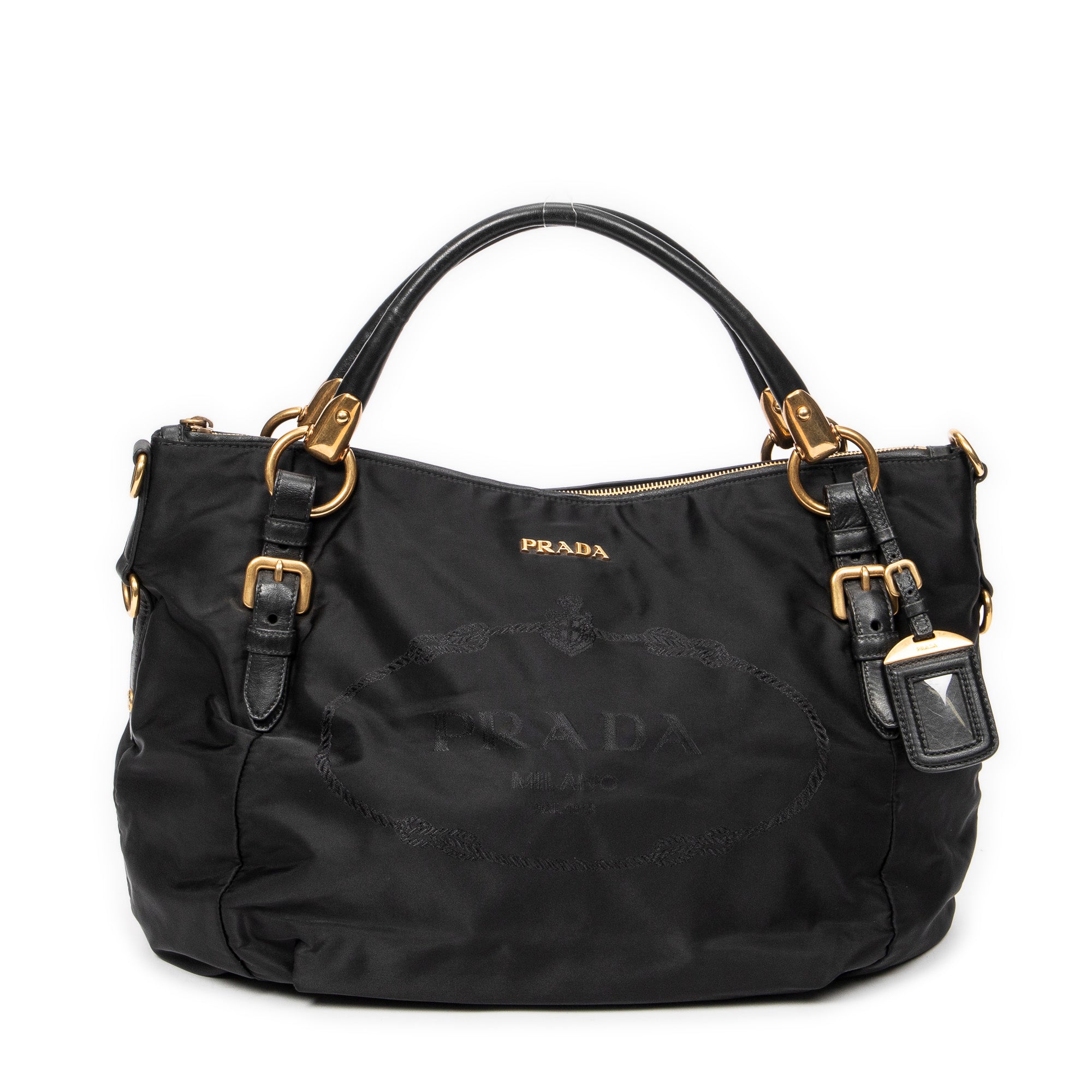 Convertible Jacquard Zip Tote 