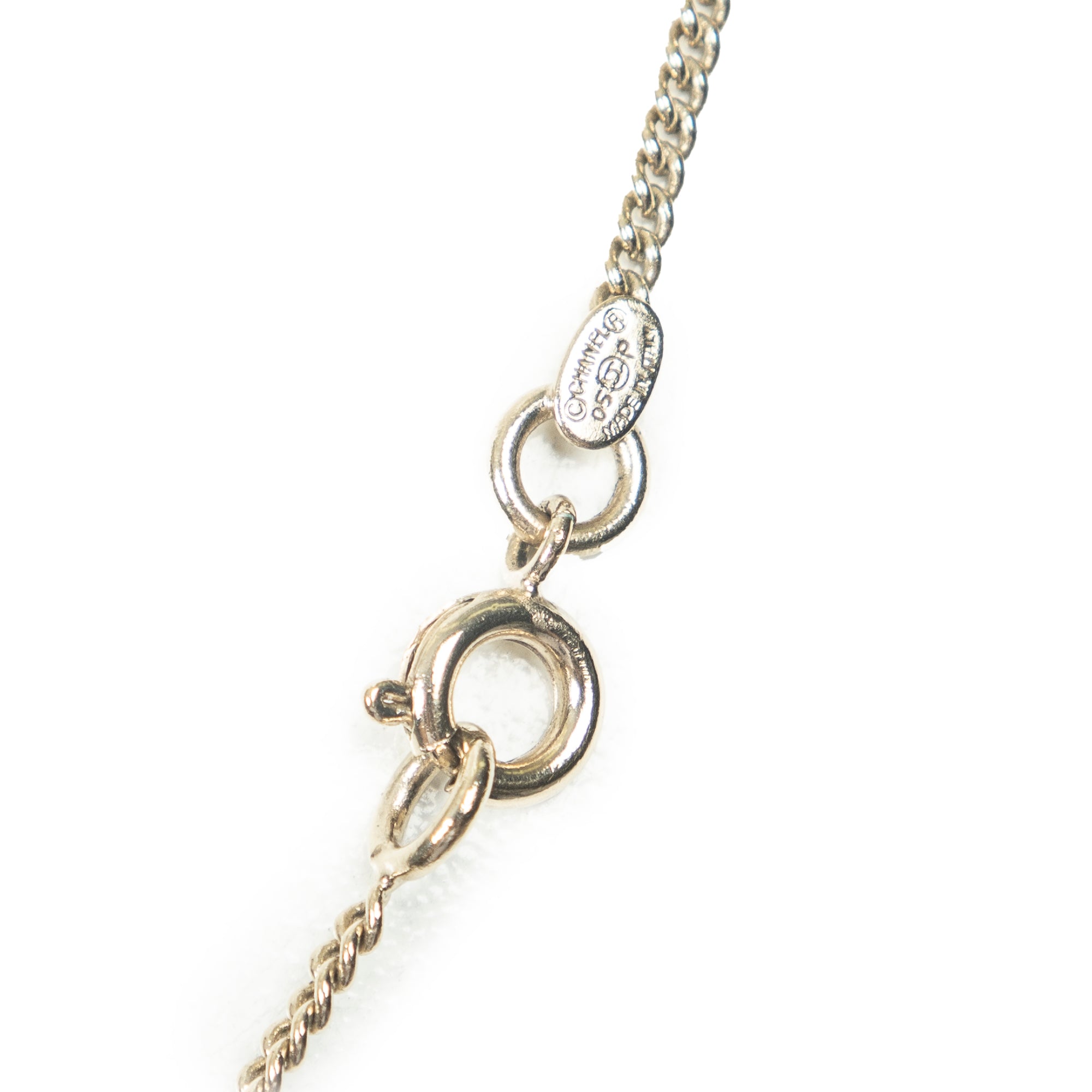 CC Crystal Pendant Necklace 