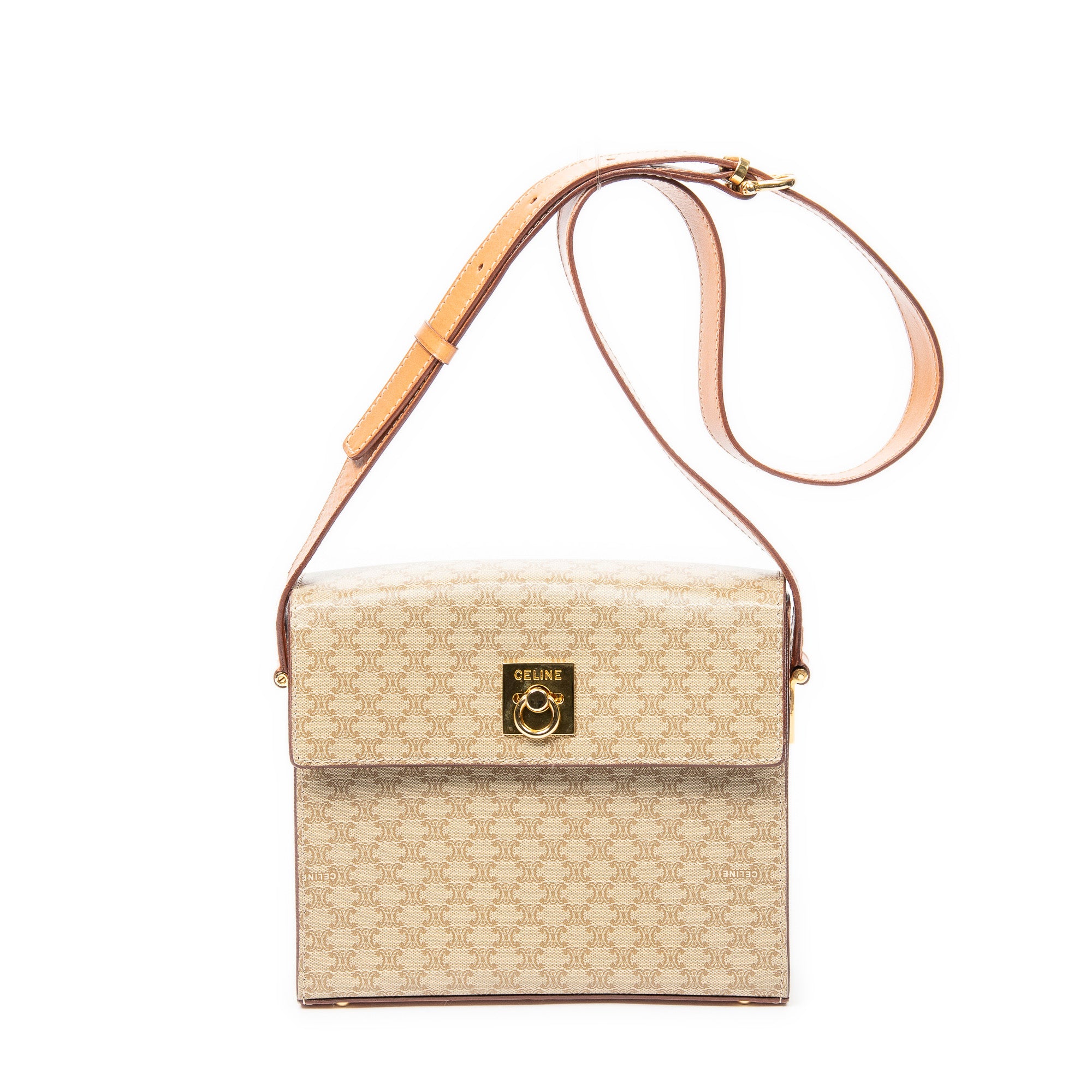 Vintage Square Flap Crossbody 