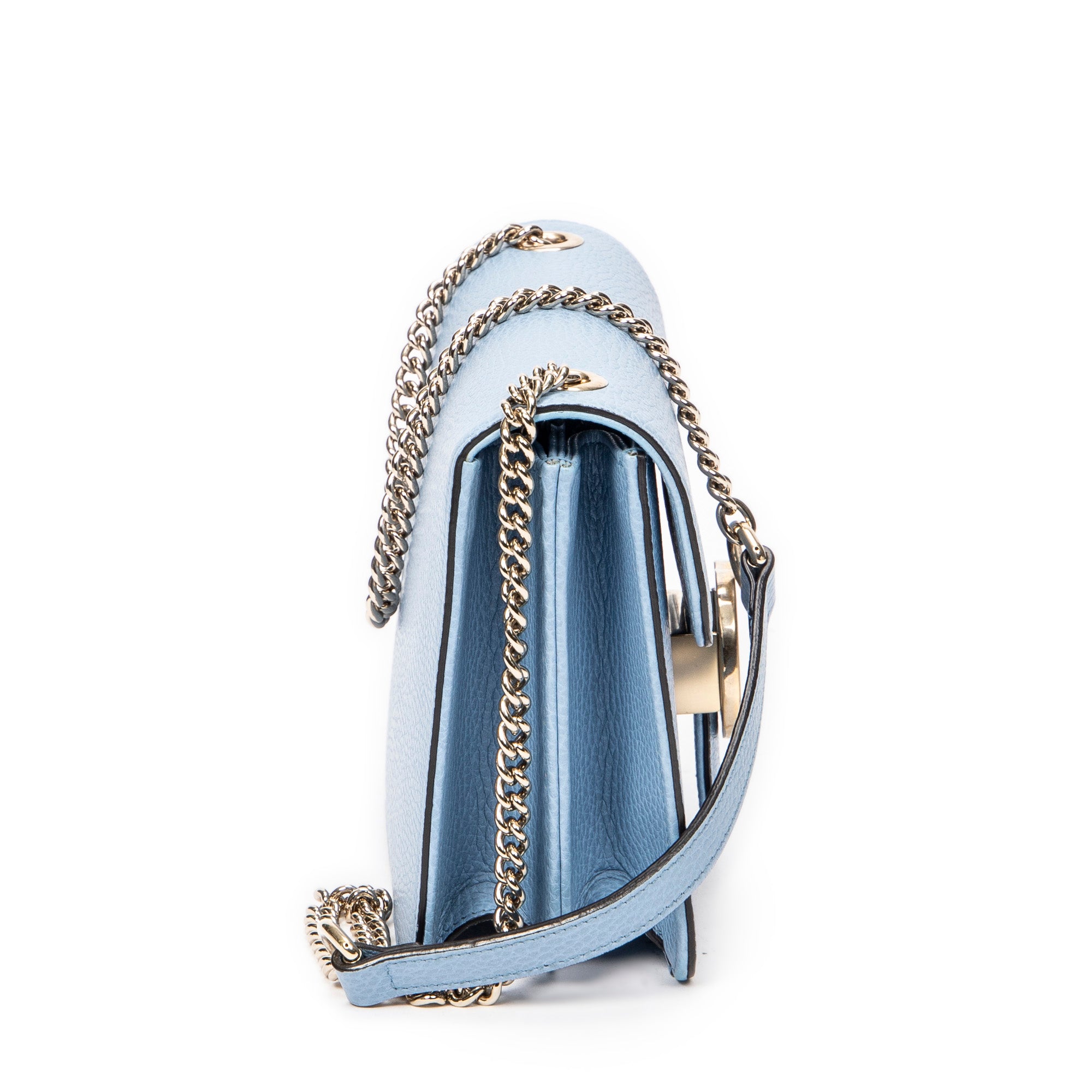 Small Interlocking GG Chain Crossbody 