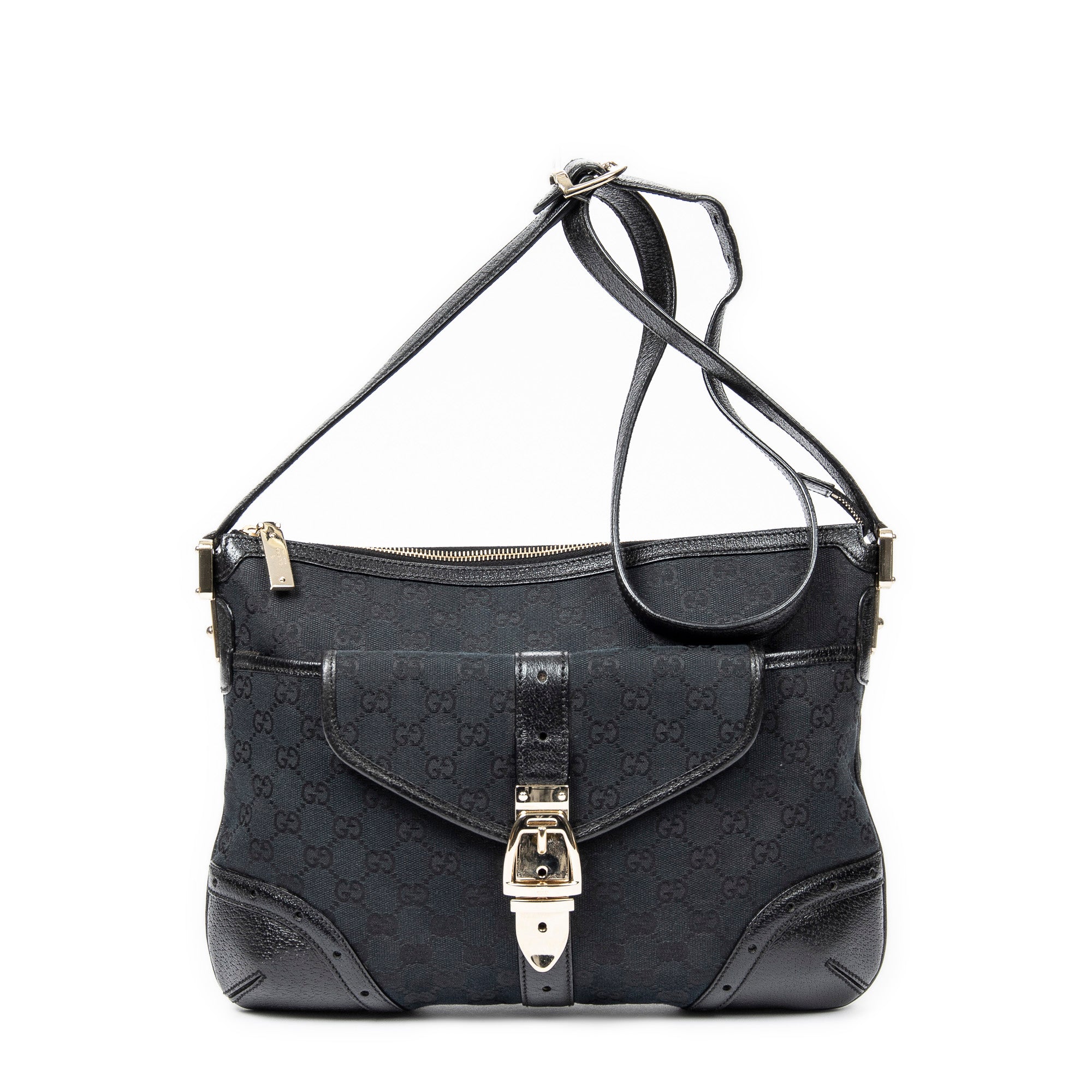 Horsebit Flap Crossbody 