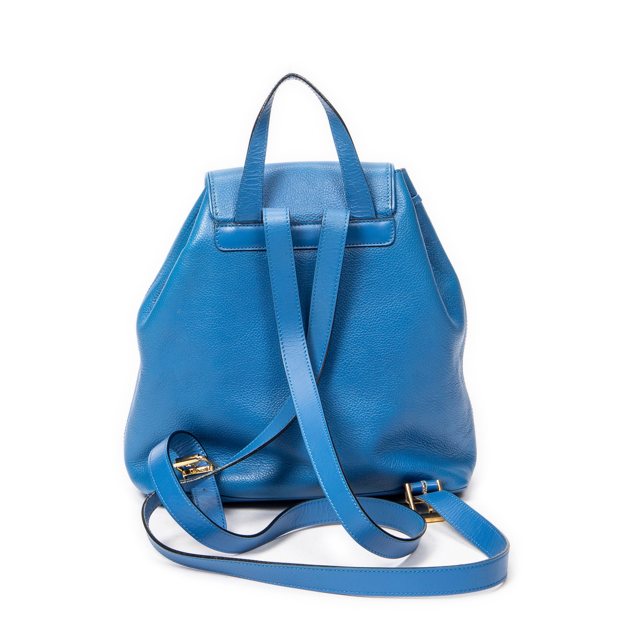 Drawstring Flap Backpack 