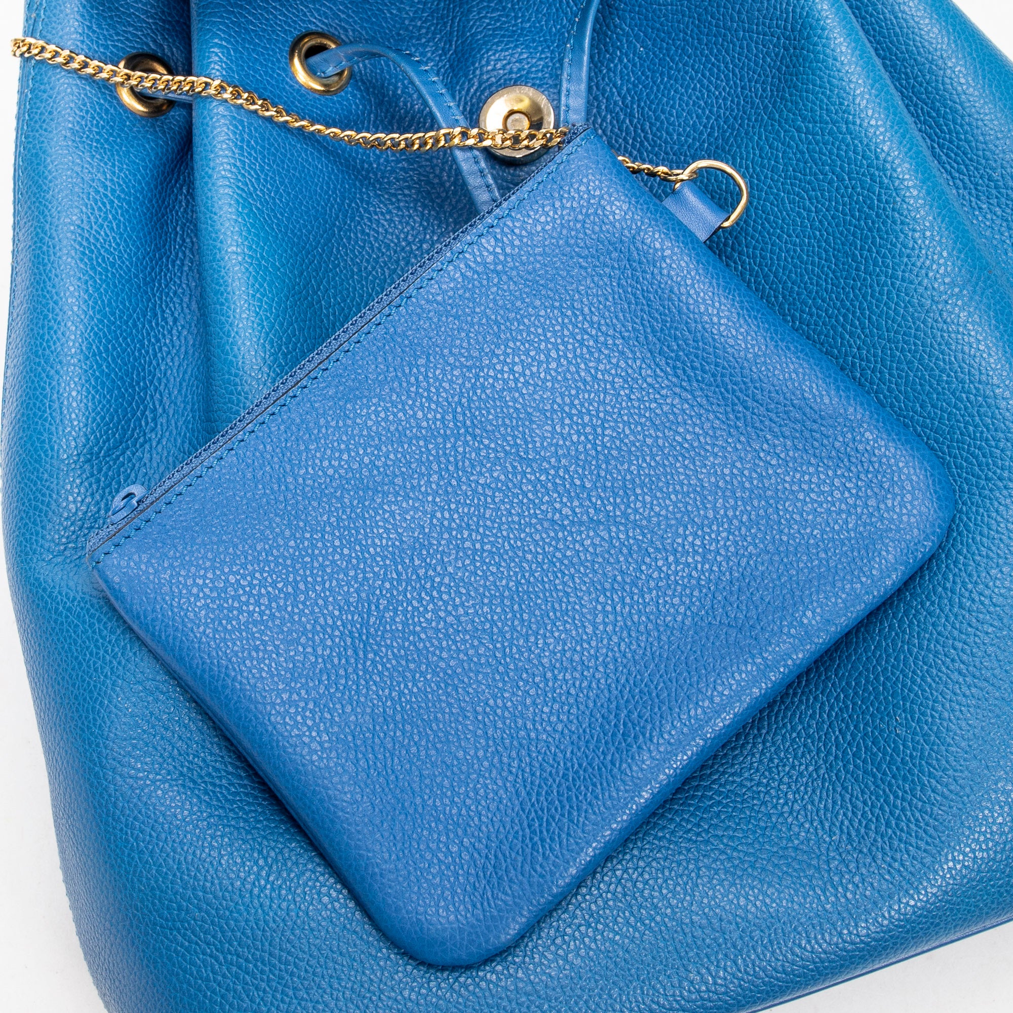 Drawstring Flap Backpack 