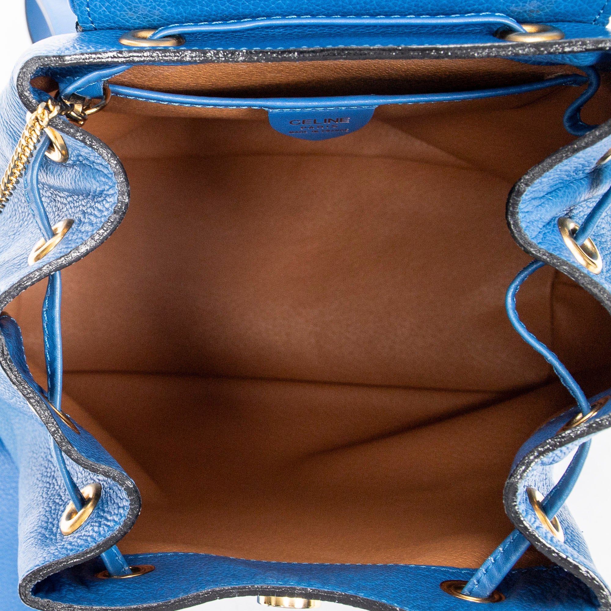 Drawstring Flap Backpack 