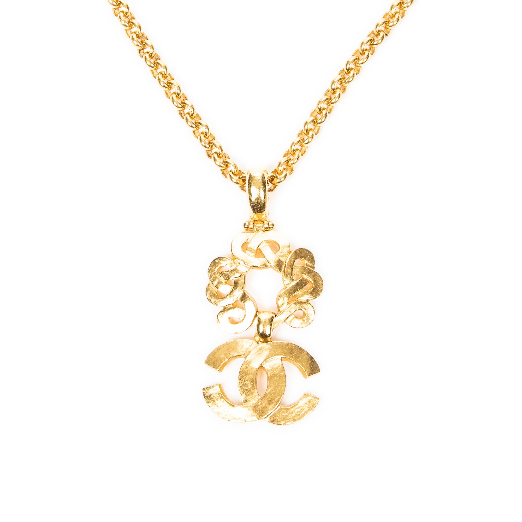 CC Pendant Chain Necklace 