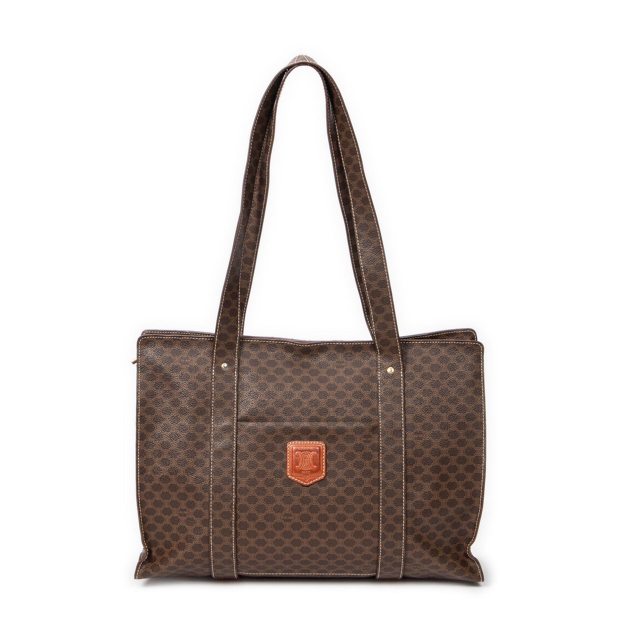 Square Zip Shopping Tote 