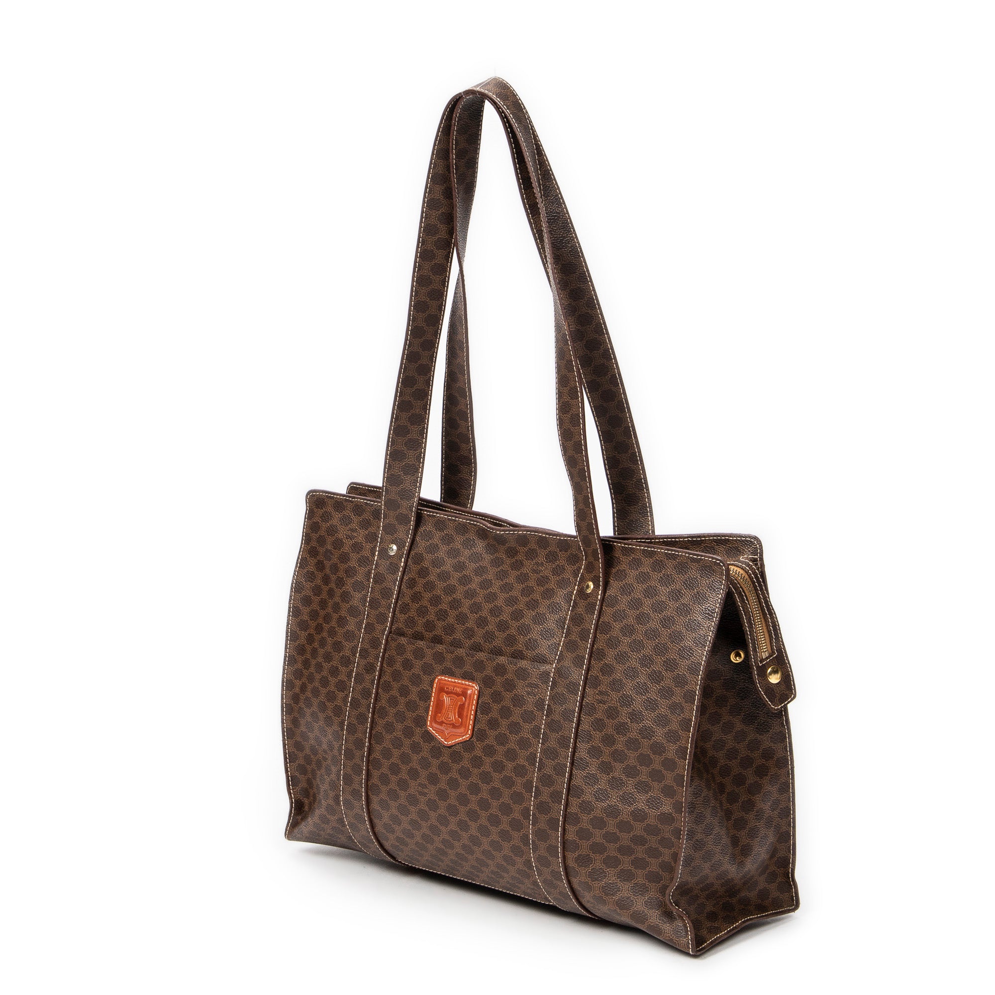 Square Zip Shopping Tote 