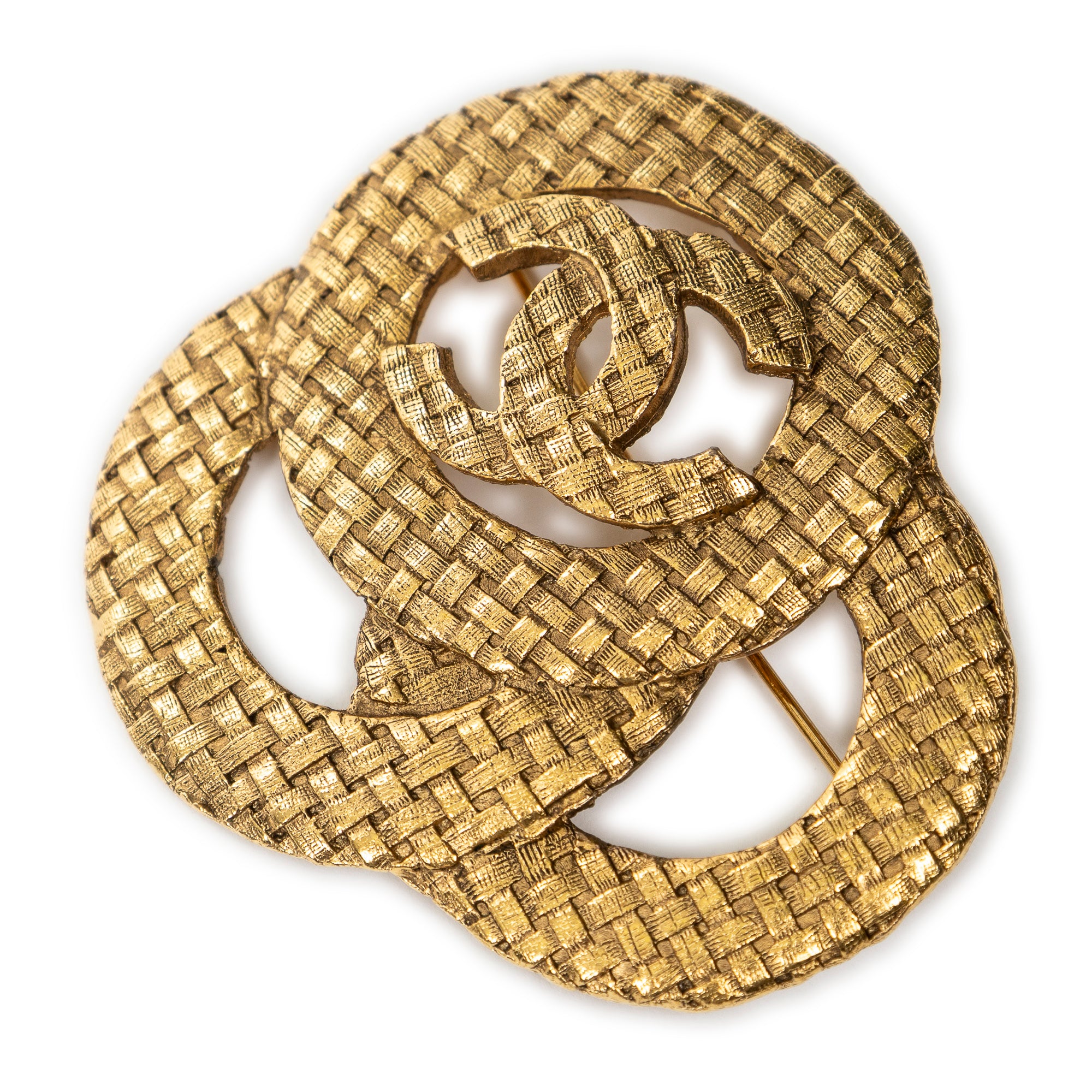CC Woven Brooch 