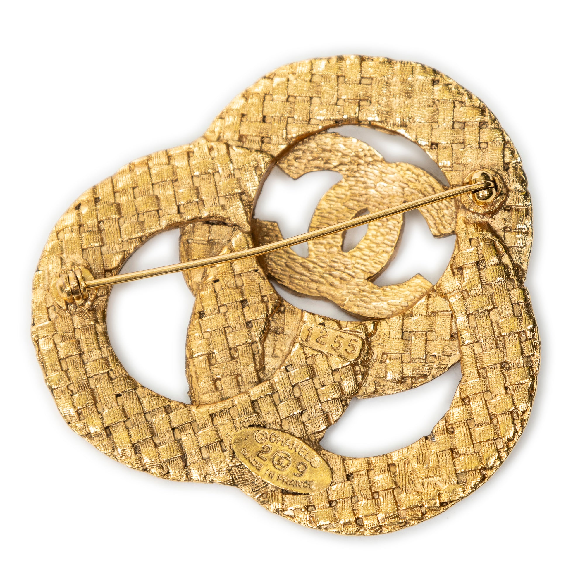 CC Woven Brooch 