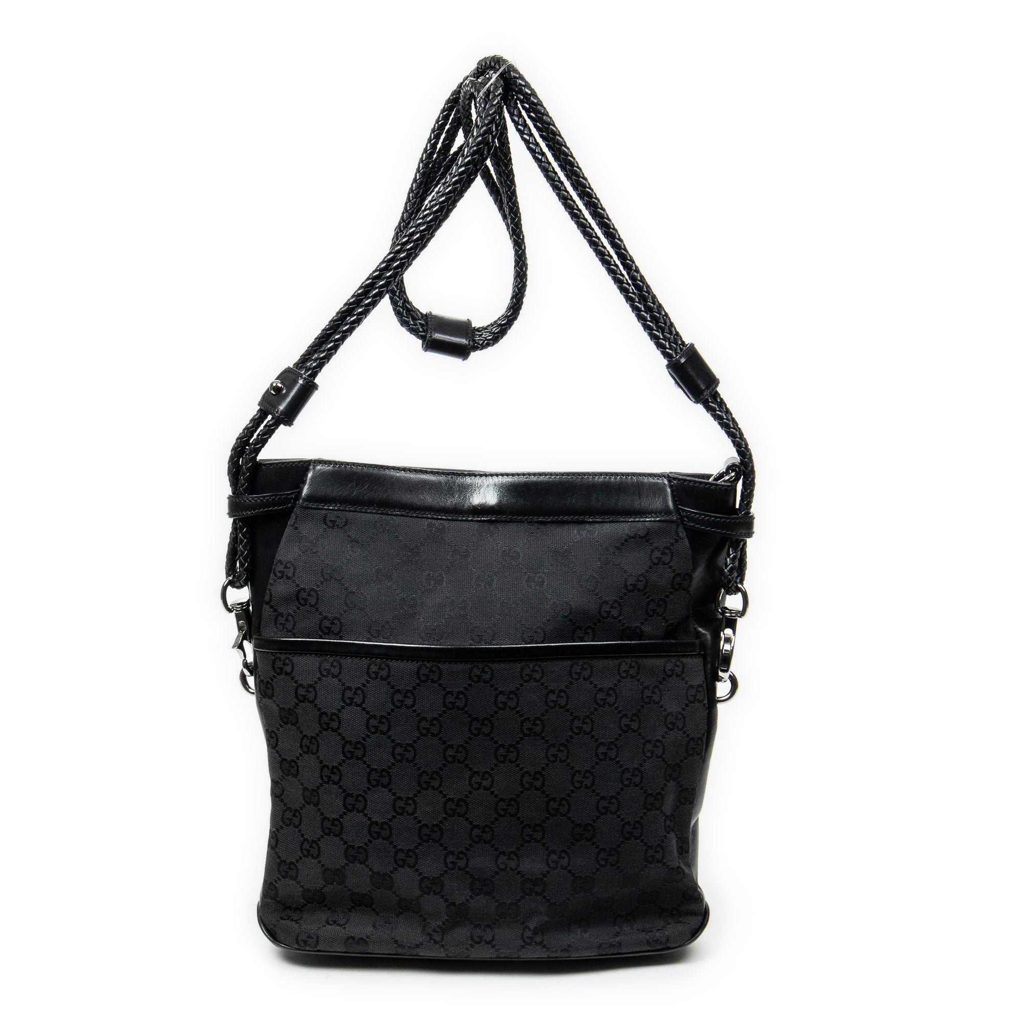 Front Pocket Braided Tote 