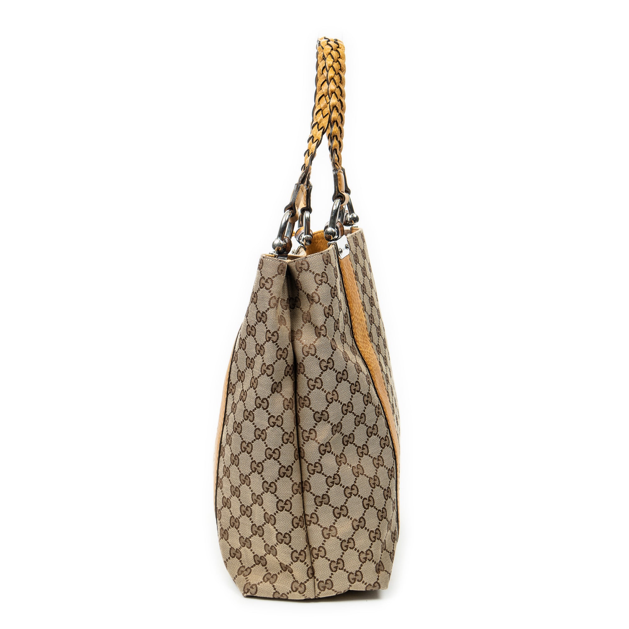 Vertical Bamboo Bar Shopper Tote 