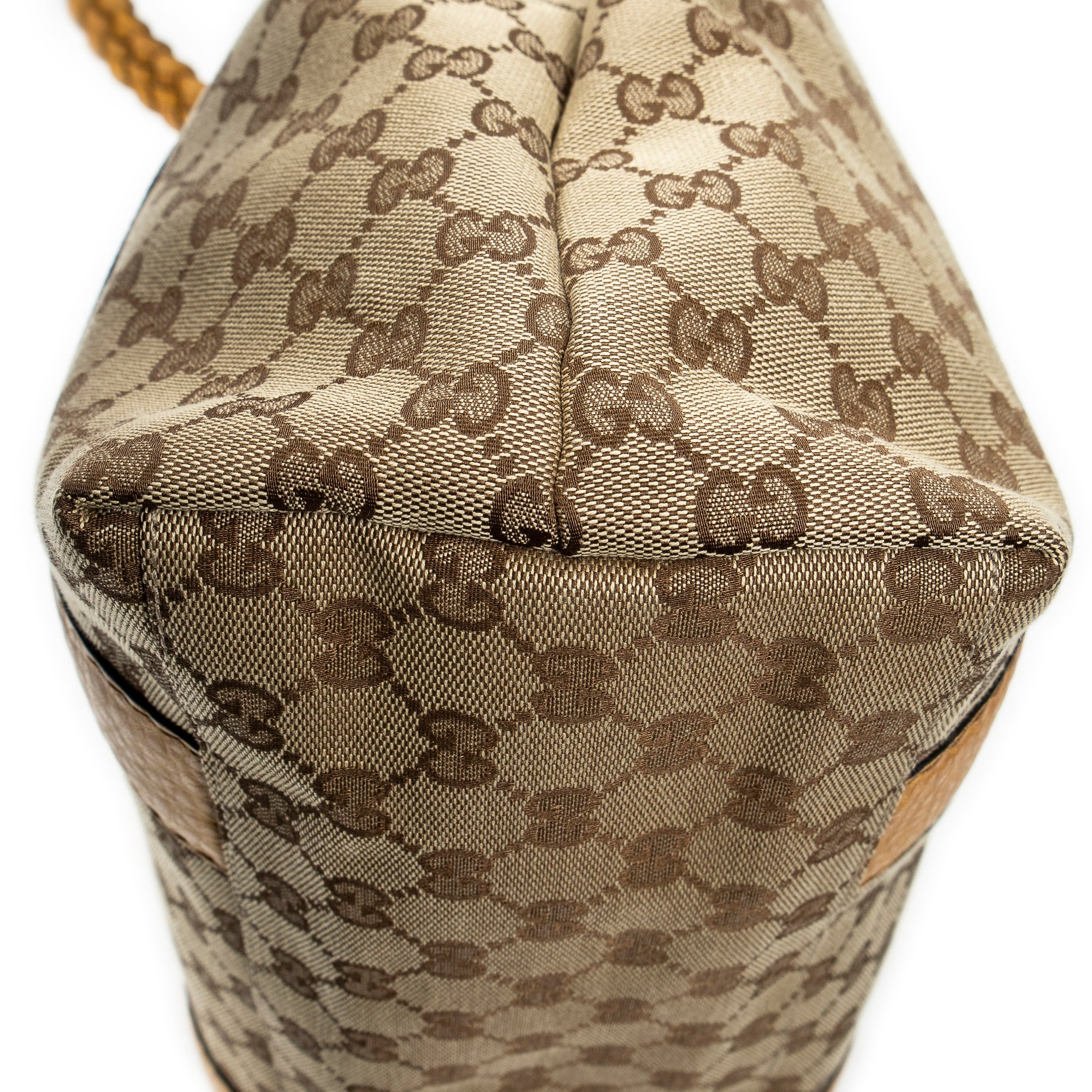 Vertical Bamboo Bar Shopper Tote 