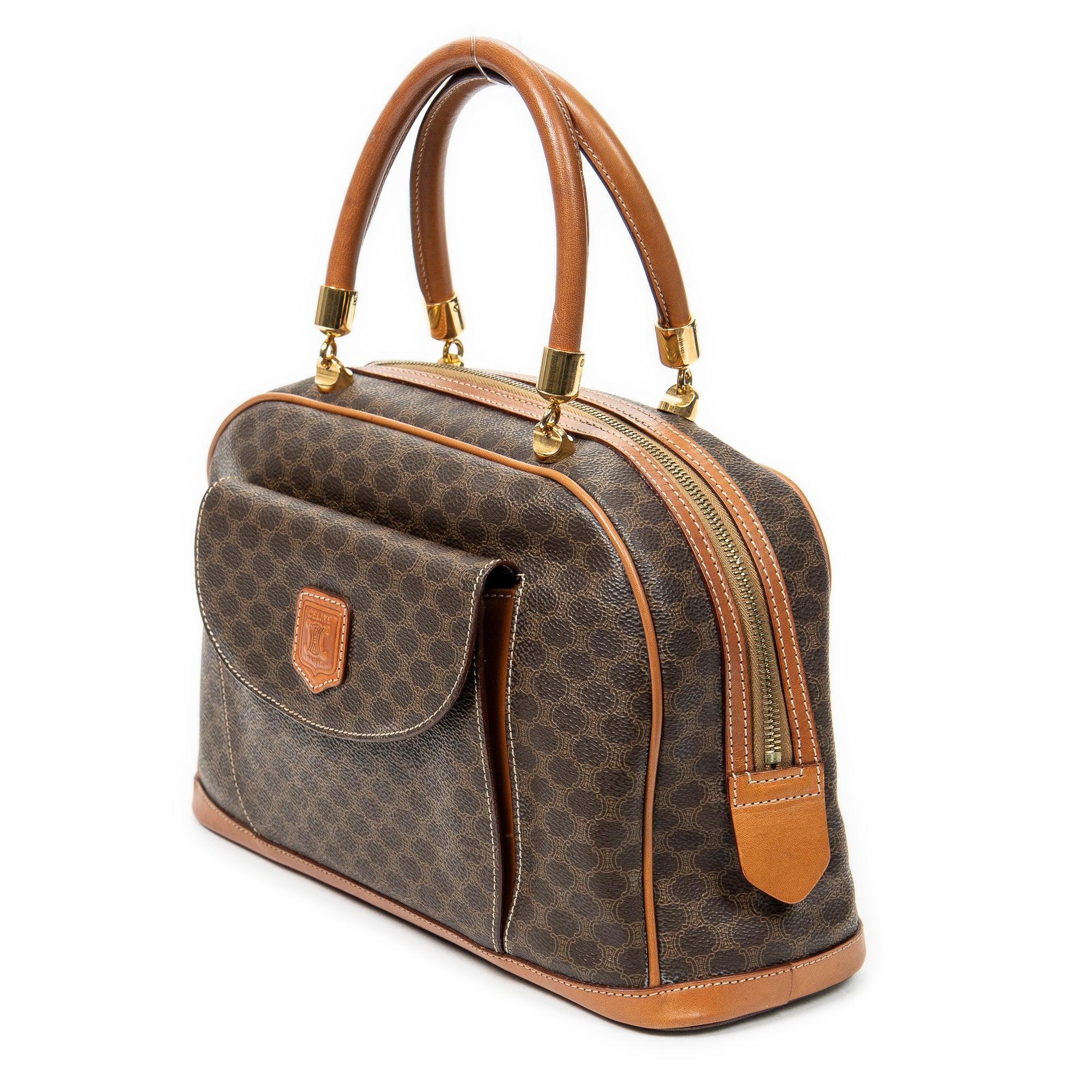 Vintage Front Pocket Dome Bag 