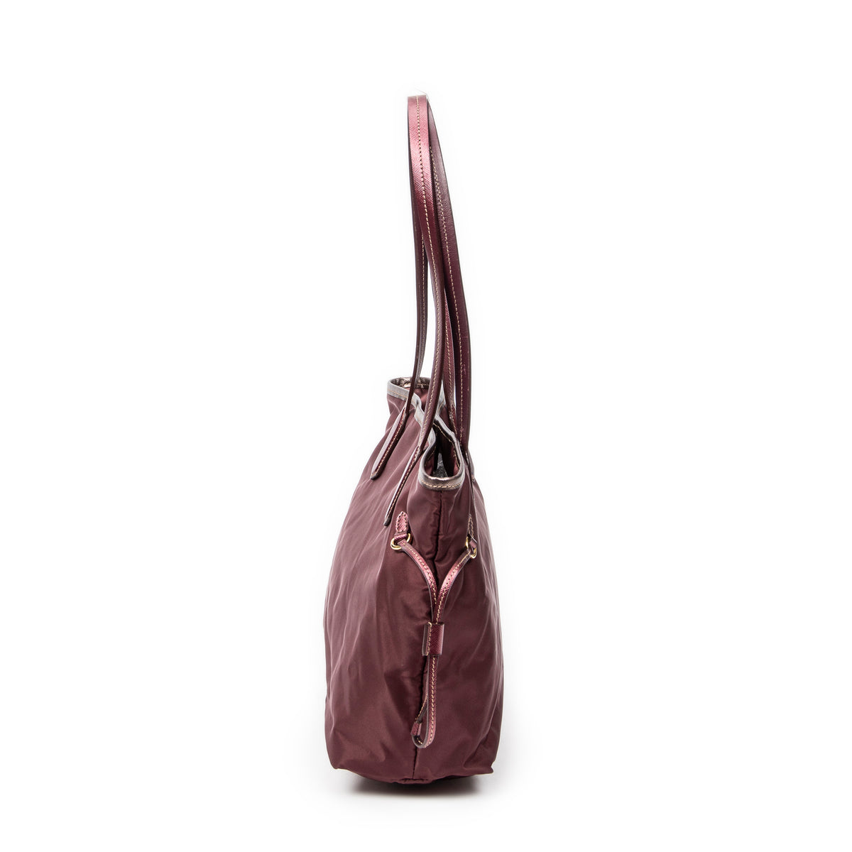 Side Drawstring Shopping Tote