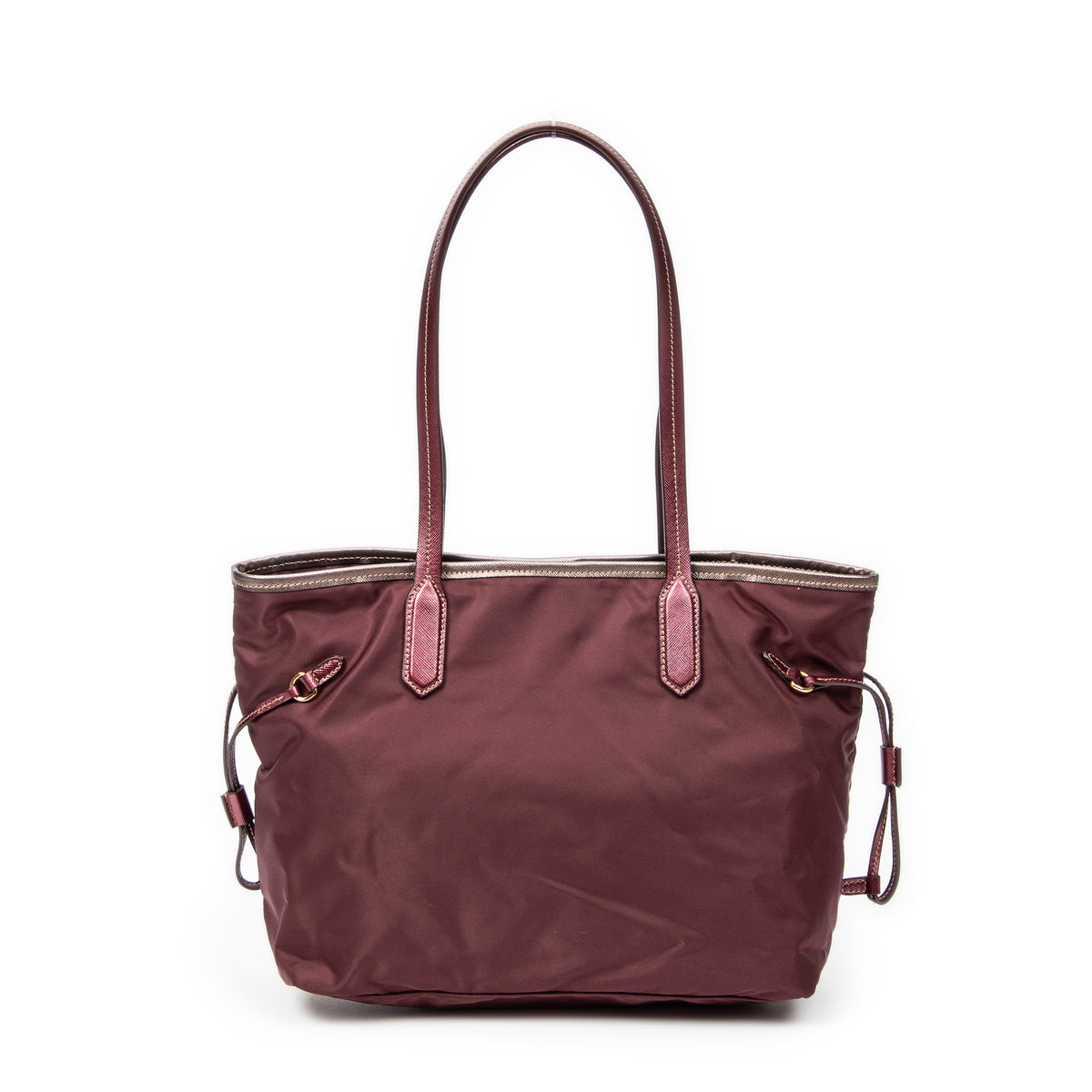 Side Drawstring Shopping Tote