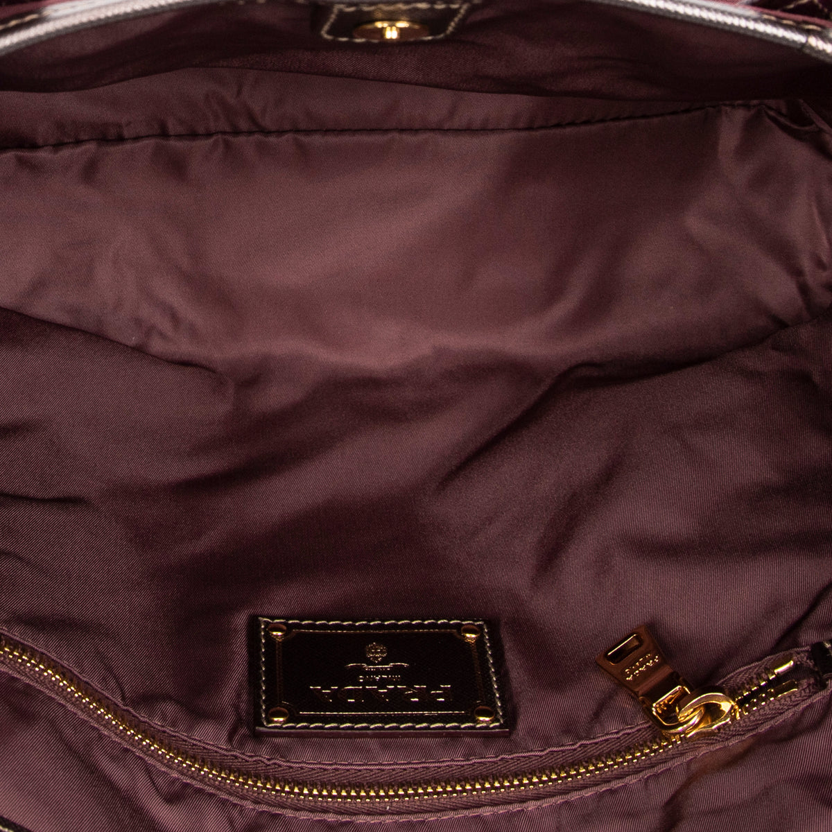 Side Drawstring Shopping Tote
