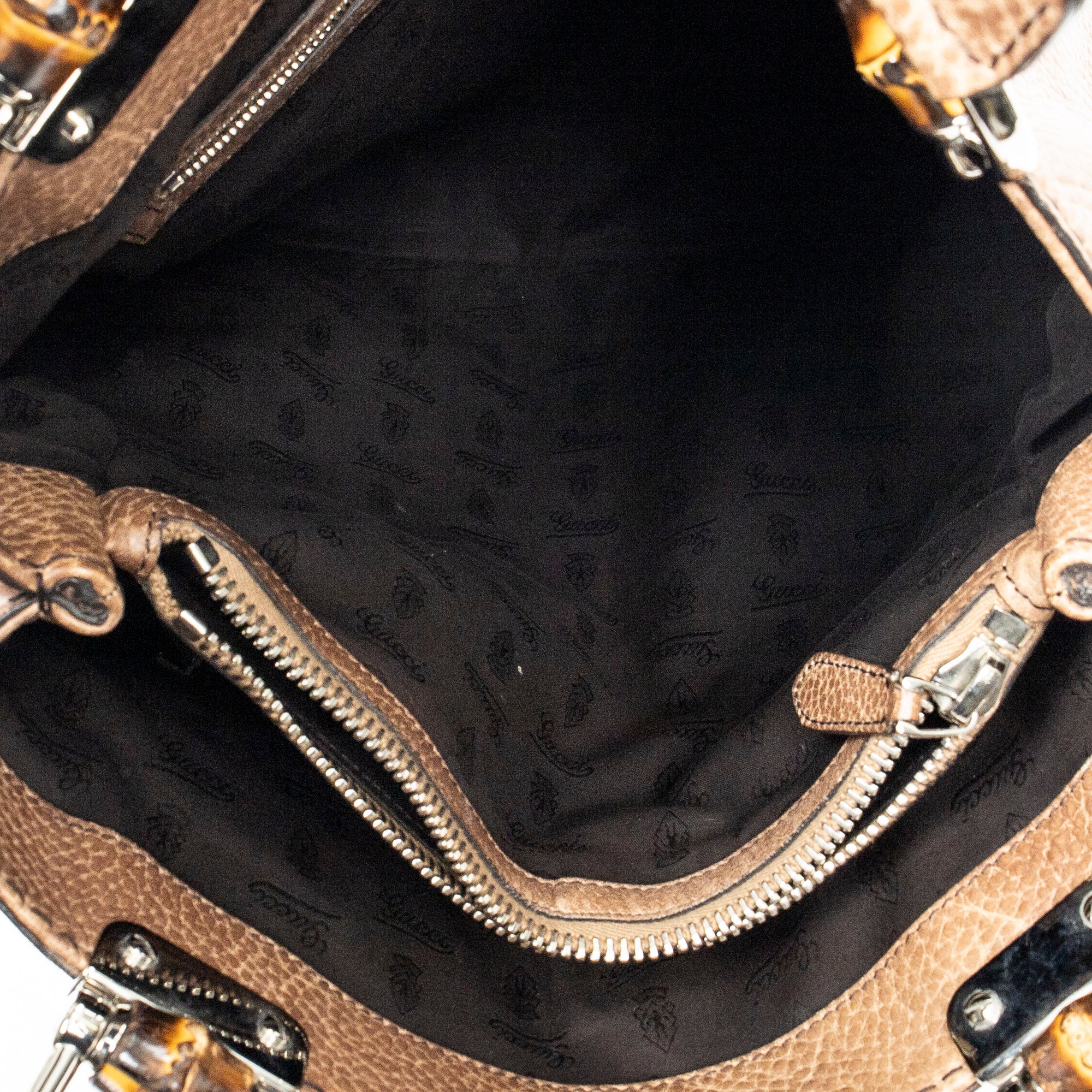 Vertical Bamboo Bar Shopper Tote 