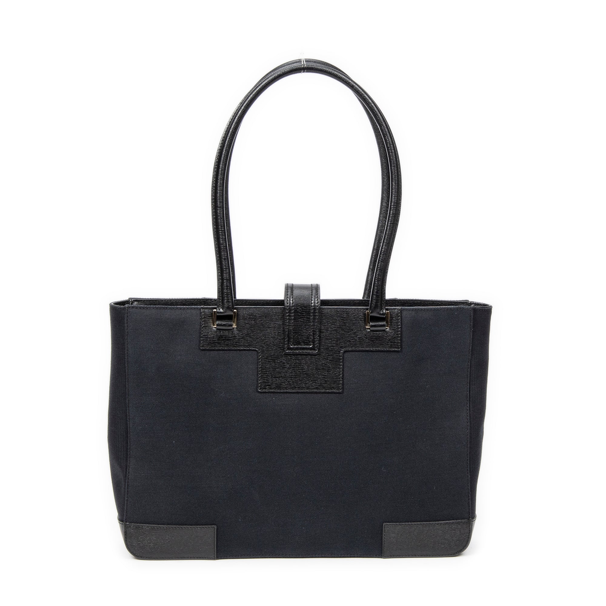 G Buckle Logo Open Tote 