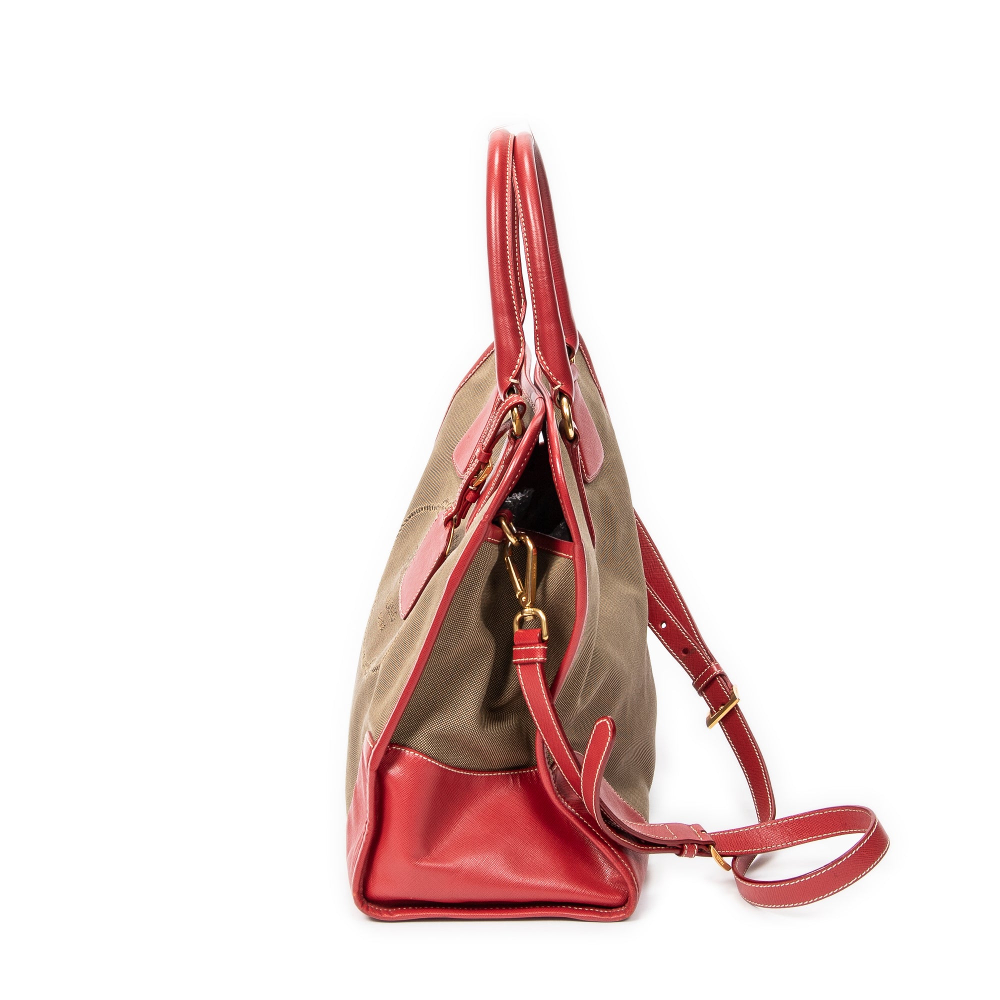Convertible Jacquard Logo Tote 