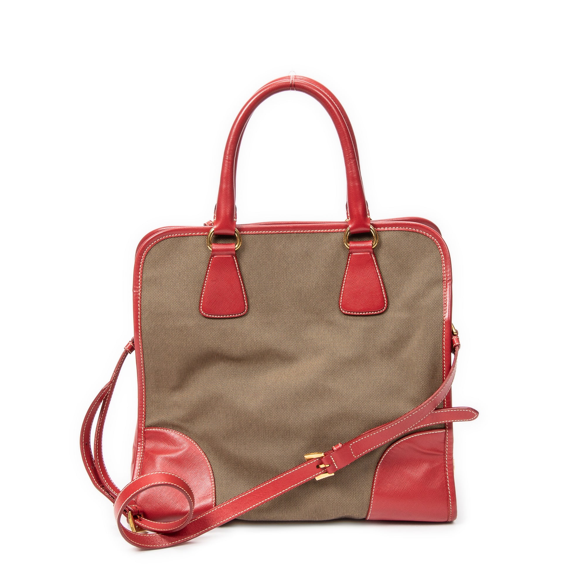 Convertible Jacquard Logo Tote 