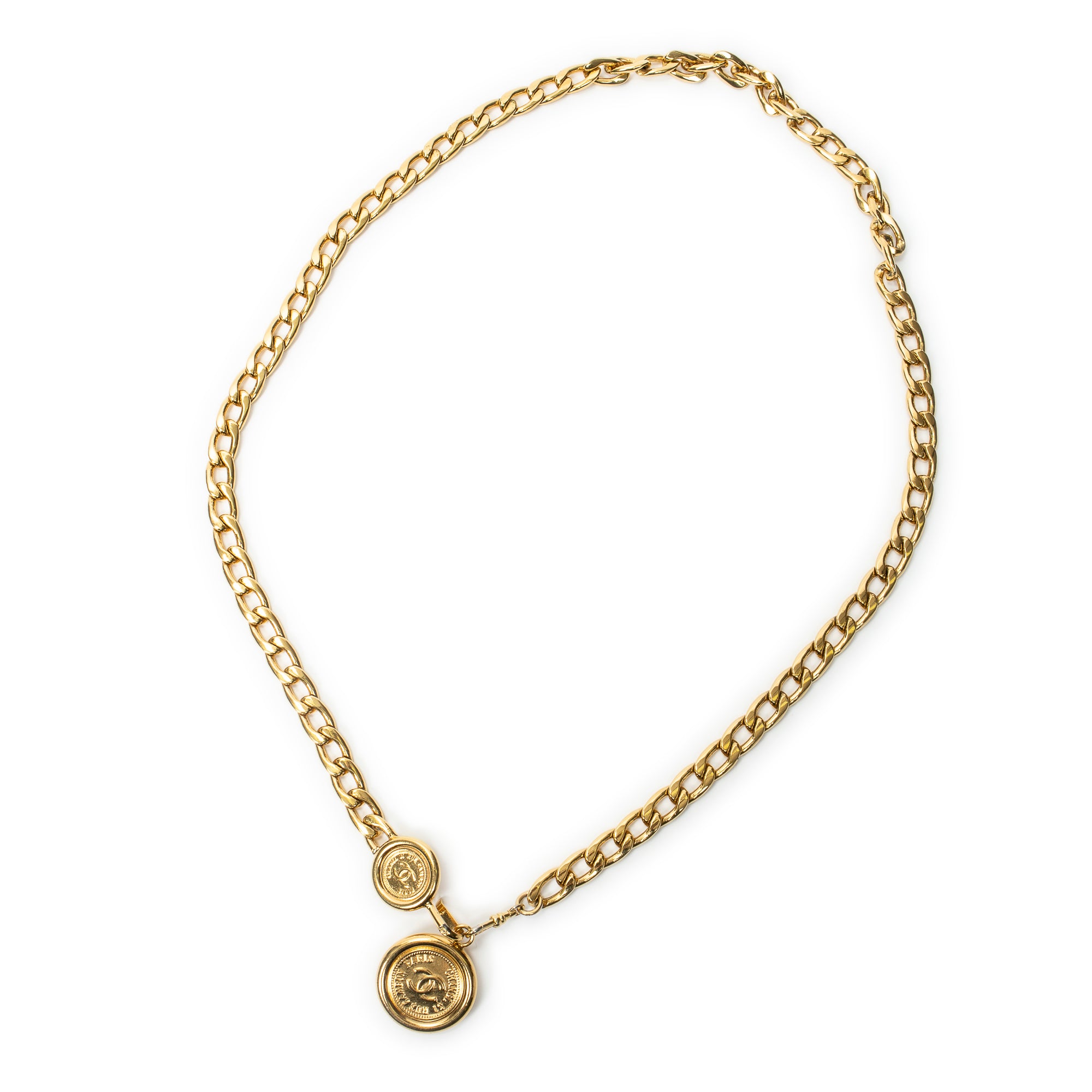 CC Medallion Chain Belt 