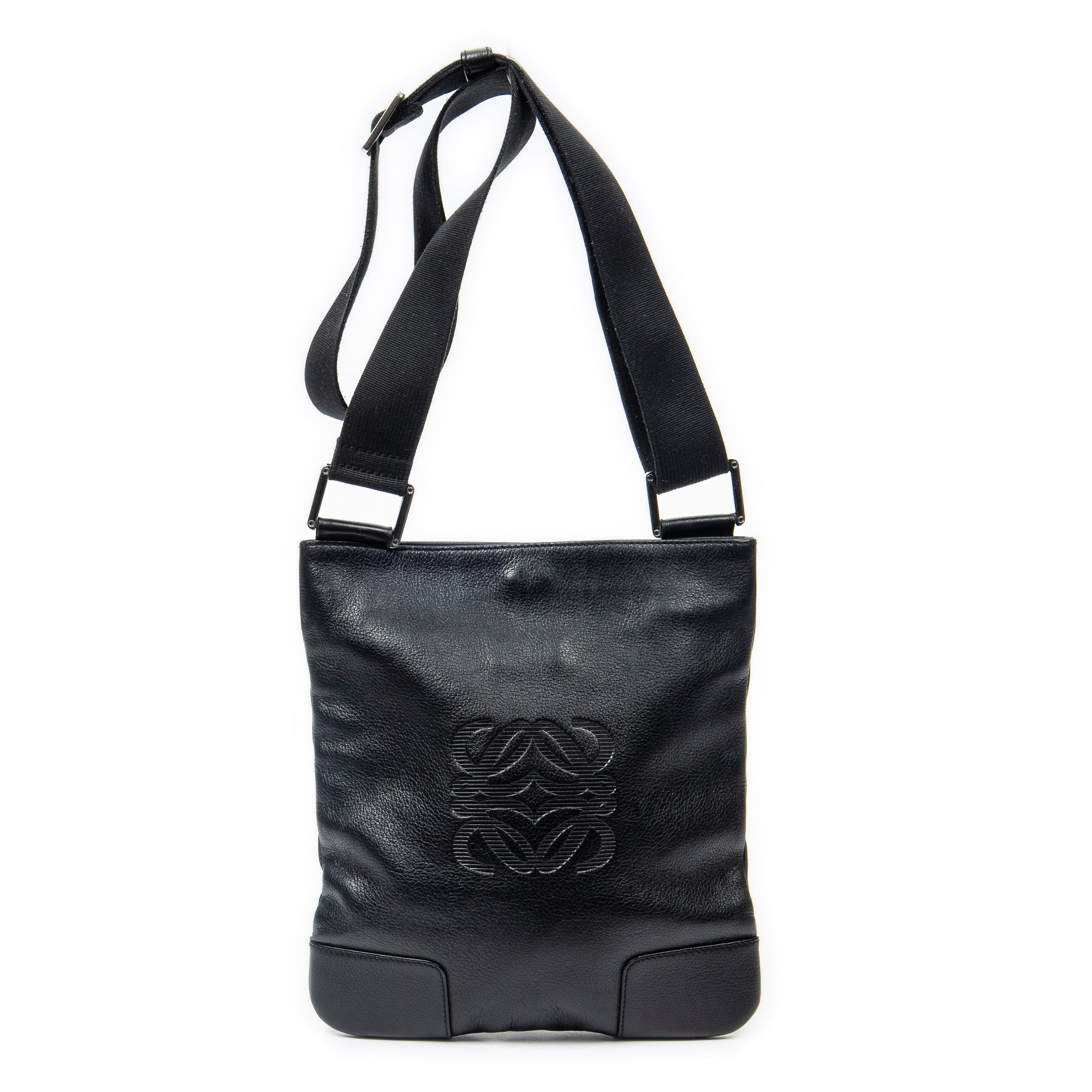 Anagram Flat Crossbody 