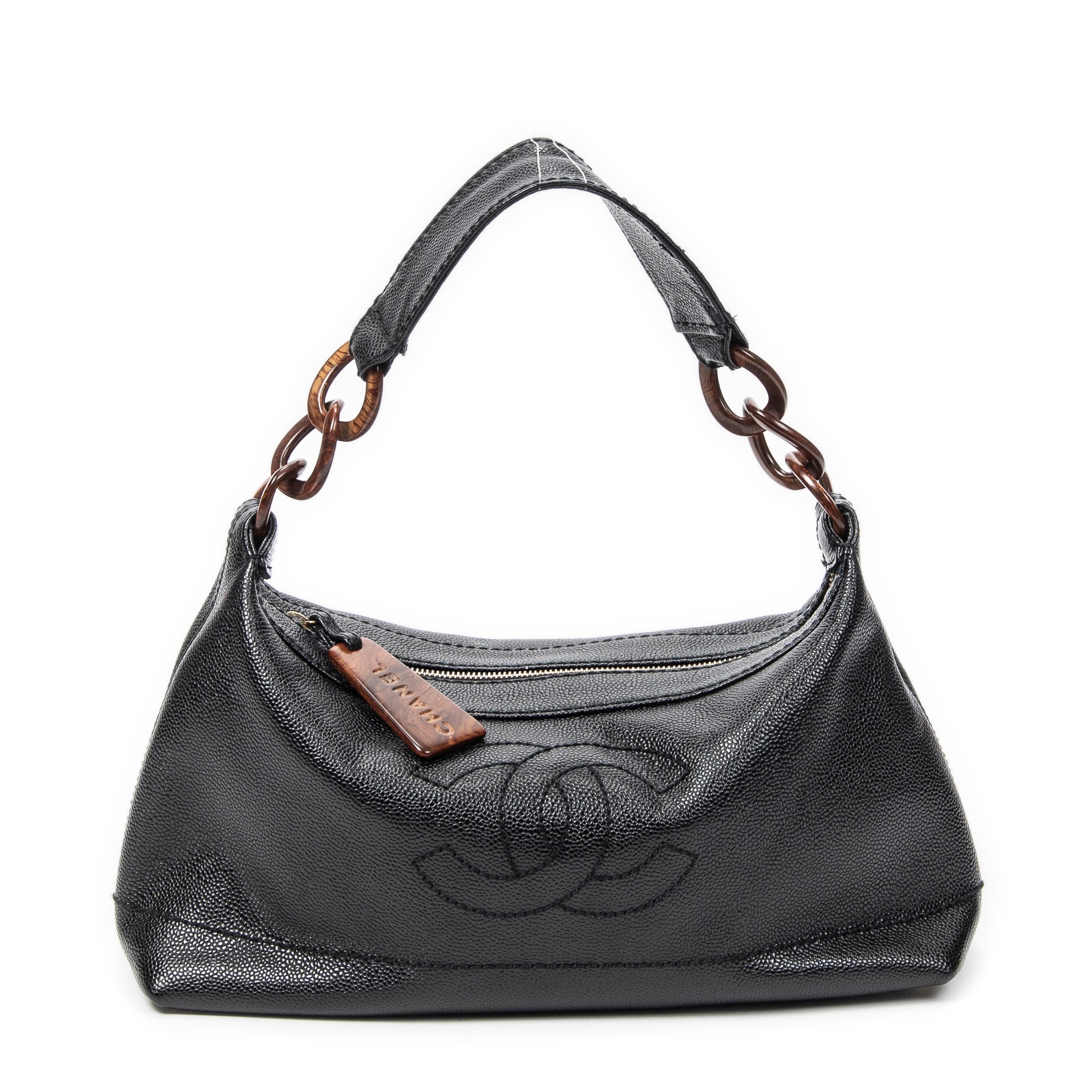 CC Wood Chain Hobo 