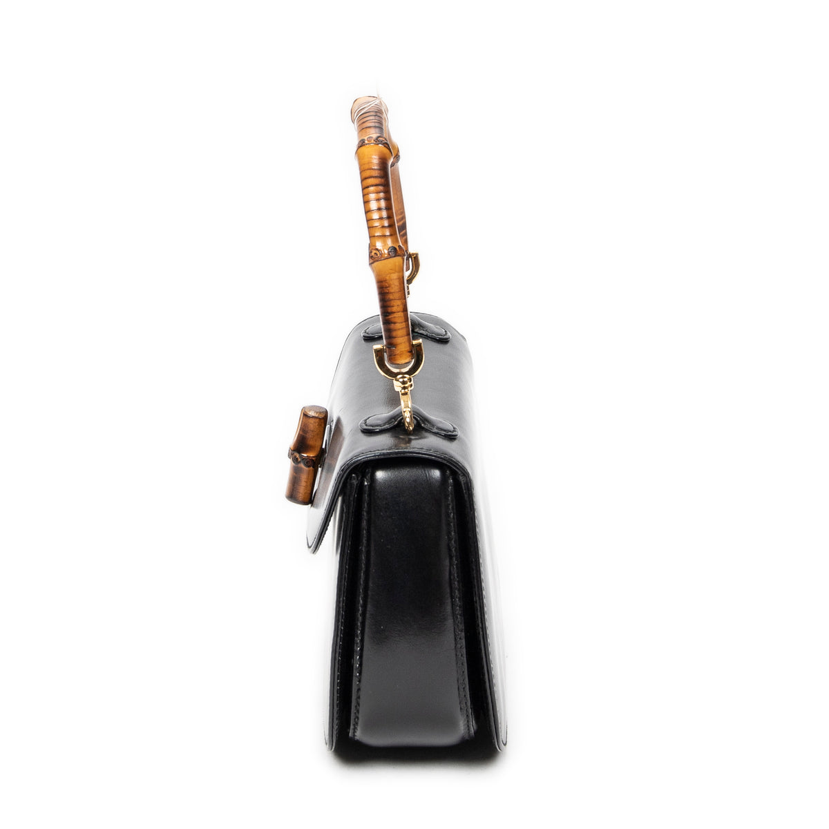 Small Bamboo Top Handle Flap