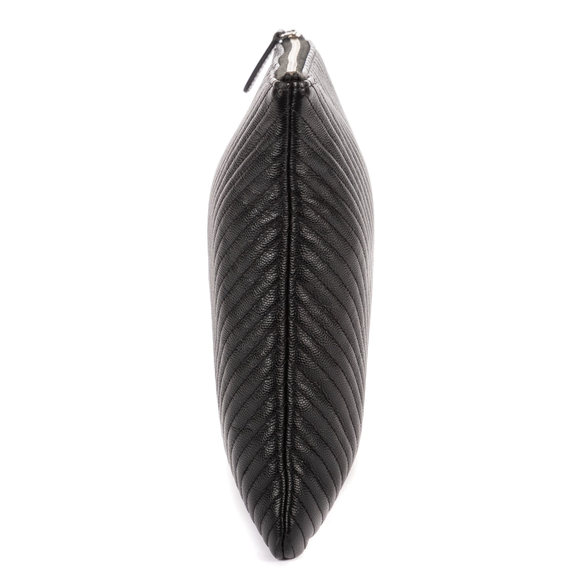Large Chevron O-Case Zip 