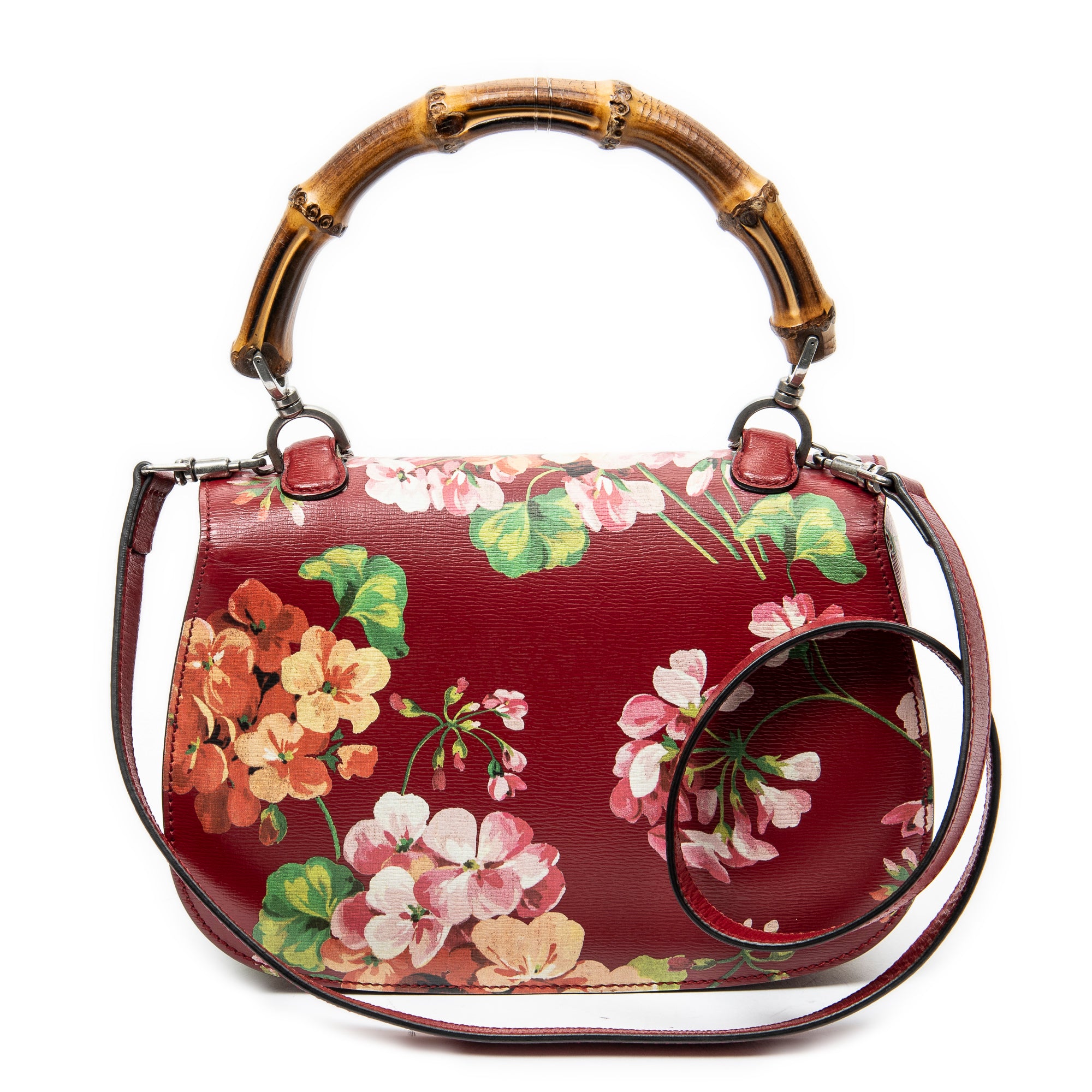 Medium Bamboo Top Handle Flap 
