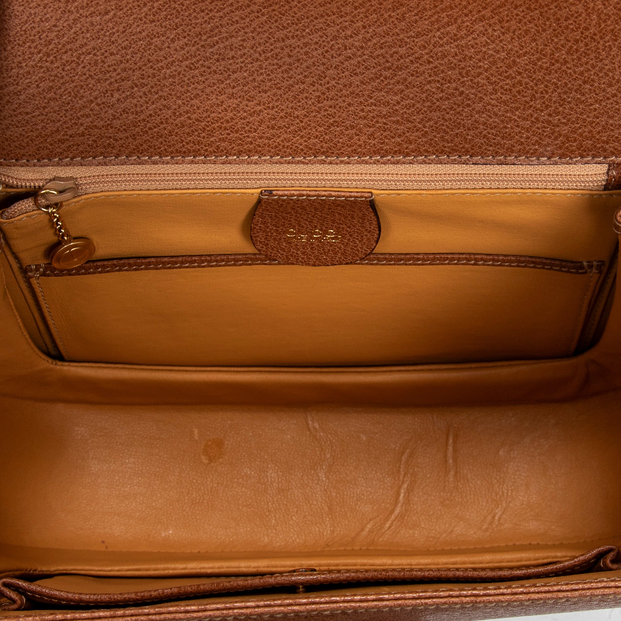 Medium Bamboo Top Handle Flap 