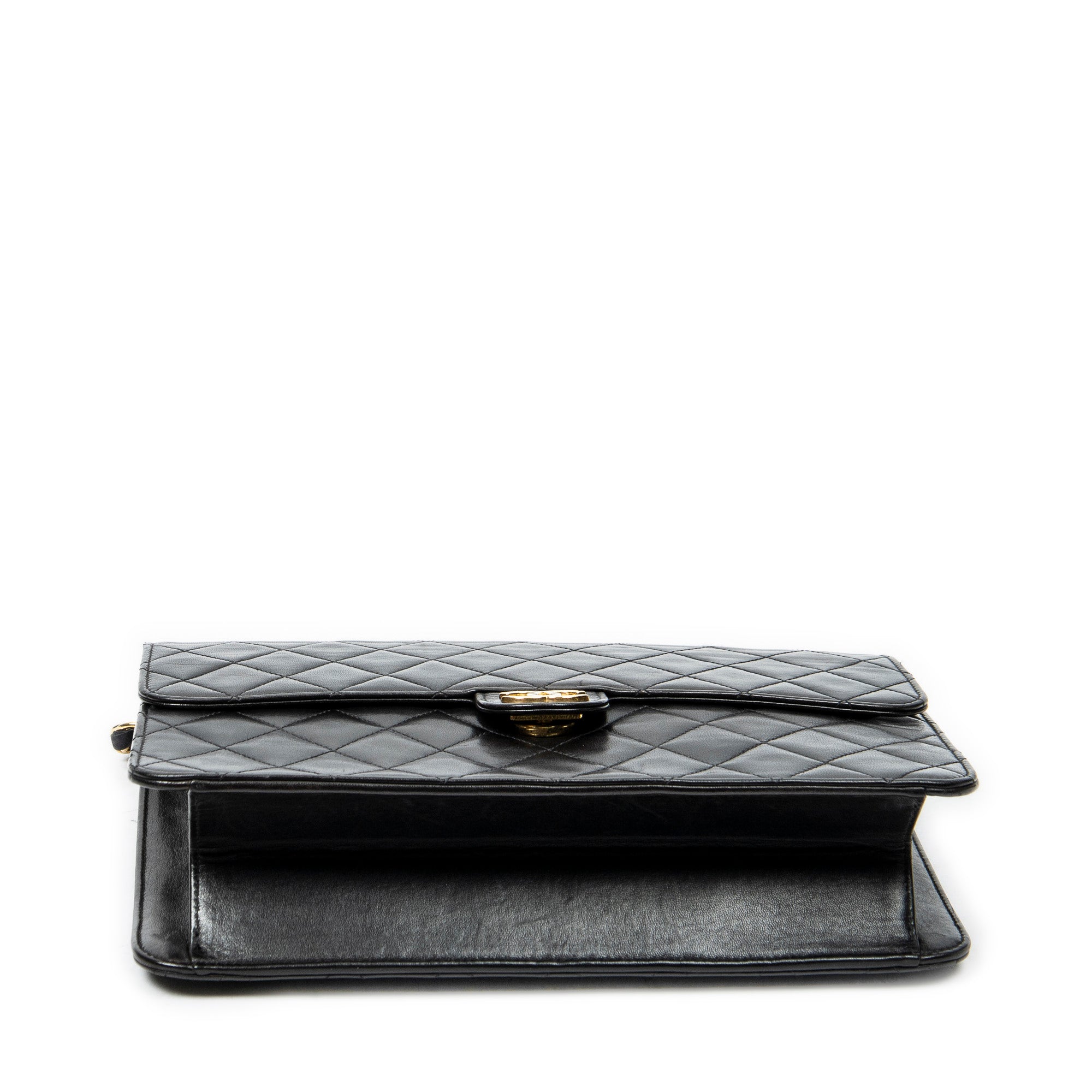 Vintage Push Lock Straight Flap 