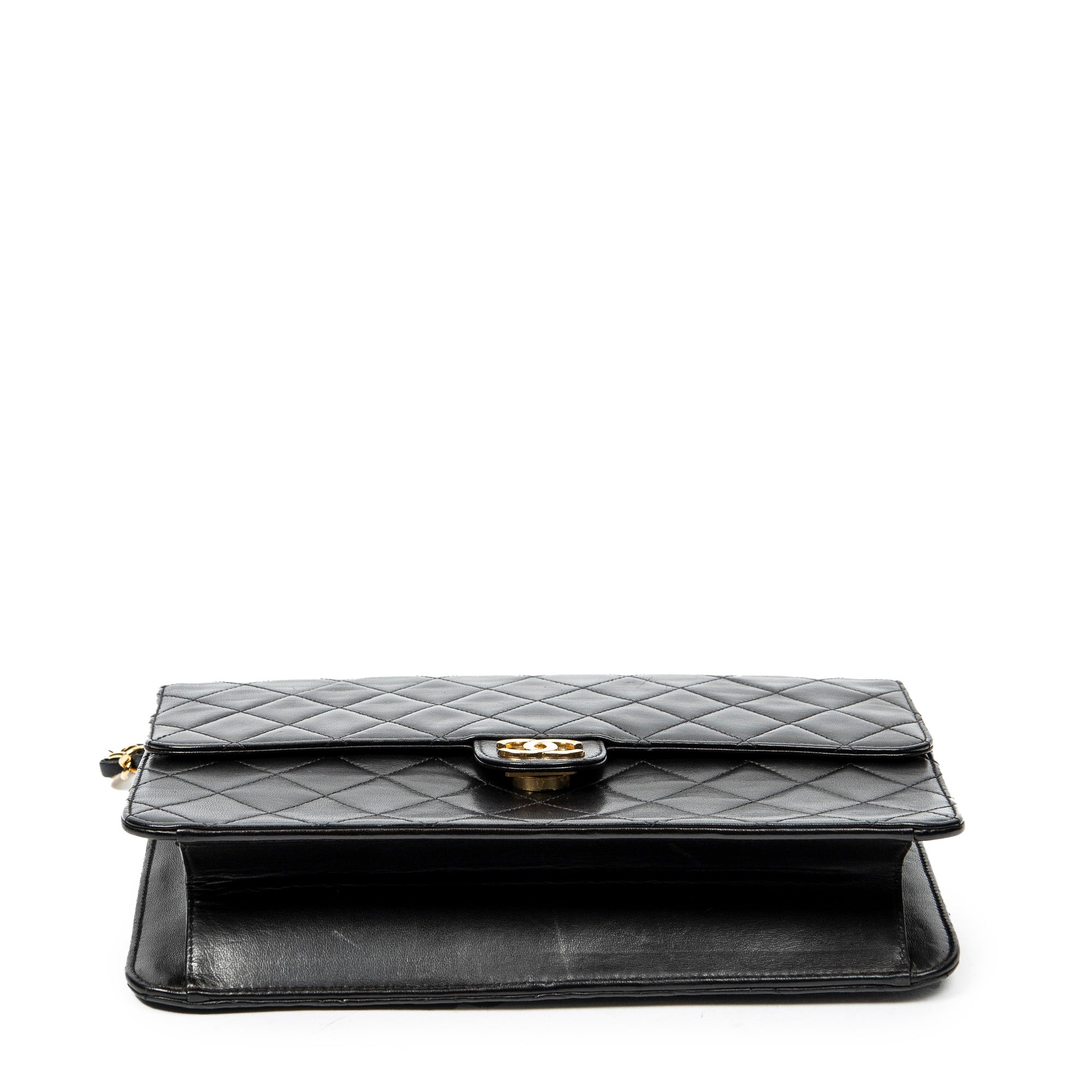 Vintage Push Lock Straight Flap 