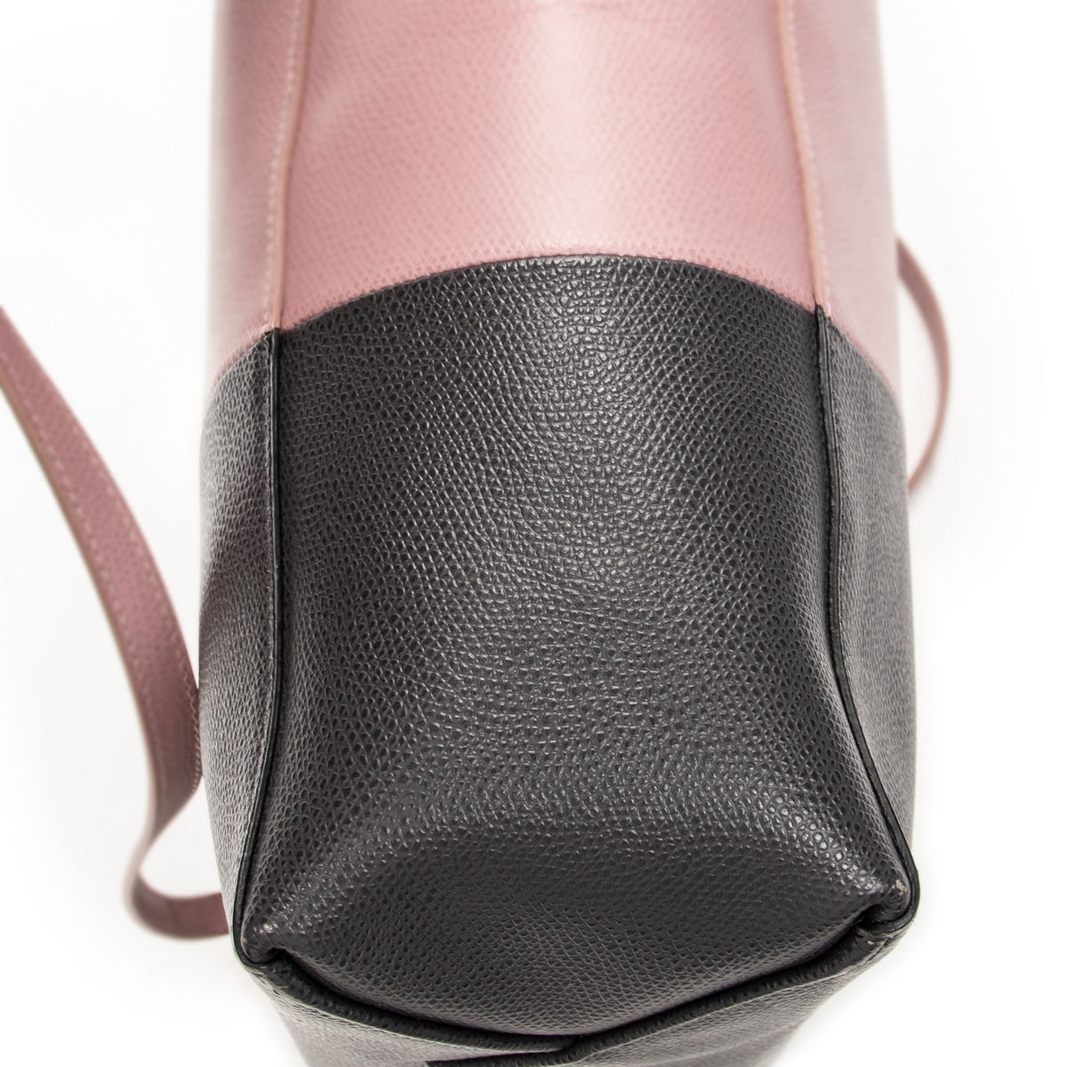 Small Bicolor Vertical Cabas Tote