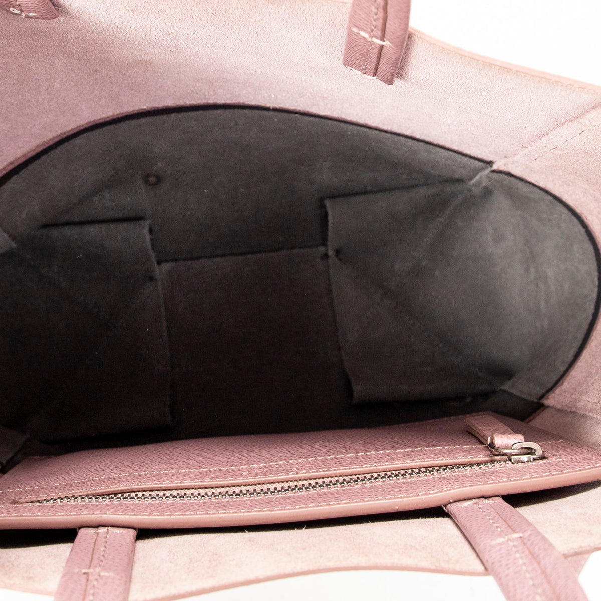 Small Bicolor Vertical Cabas Tote