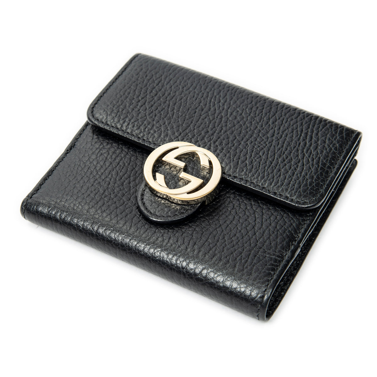 Interlocking G Compact French Wallet