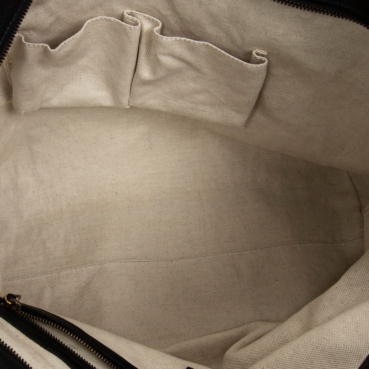 Large Twisted Handle Zip Tote