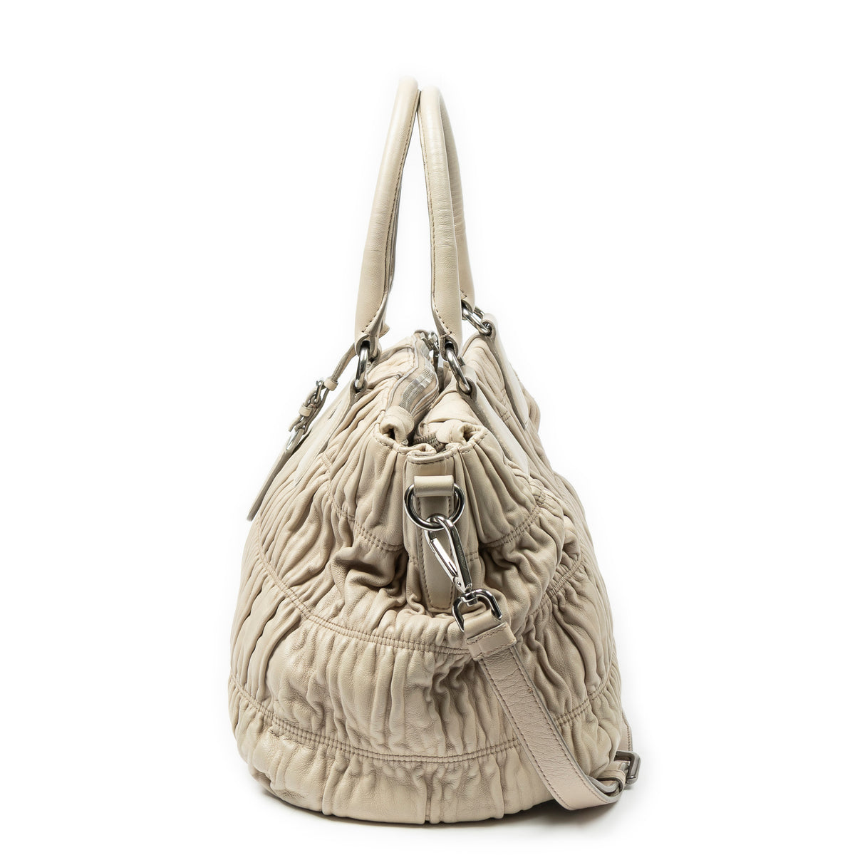Horizontal Convertible Gaufre Tote